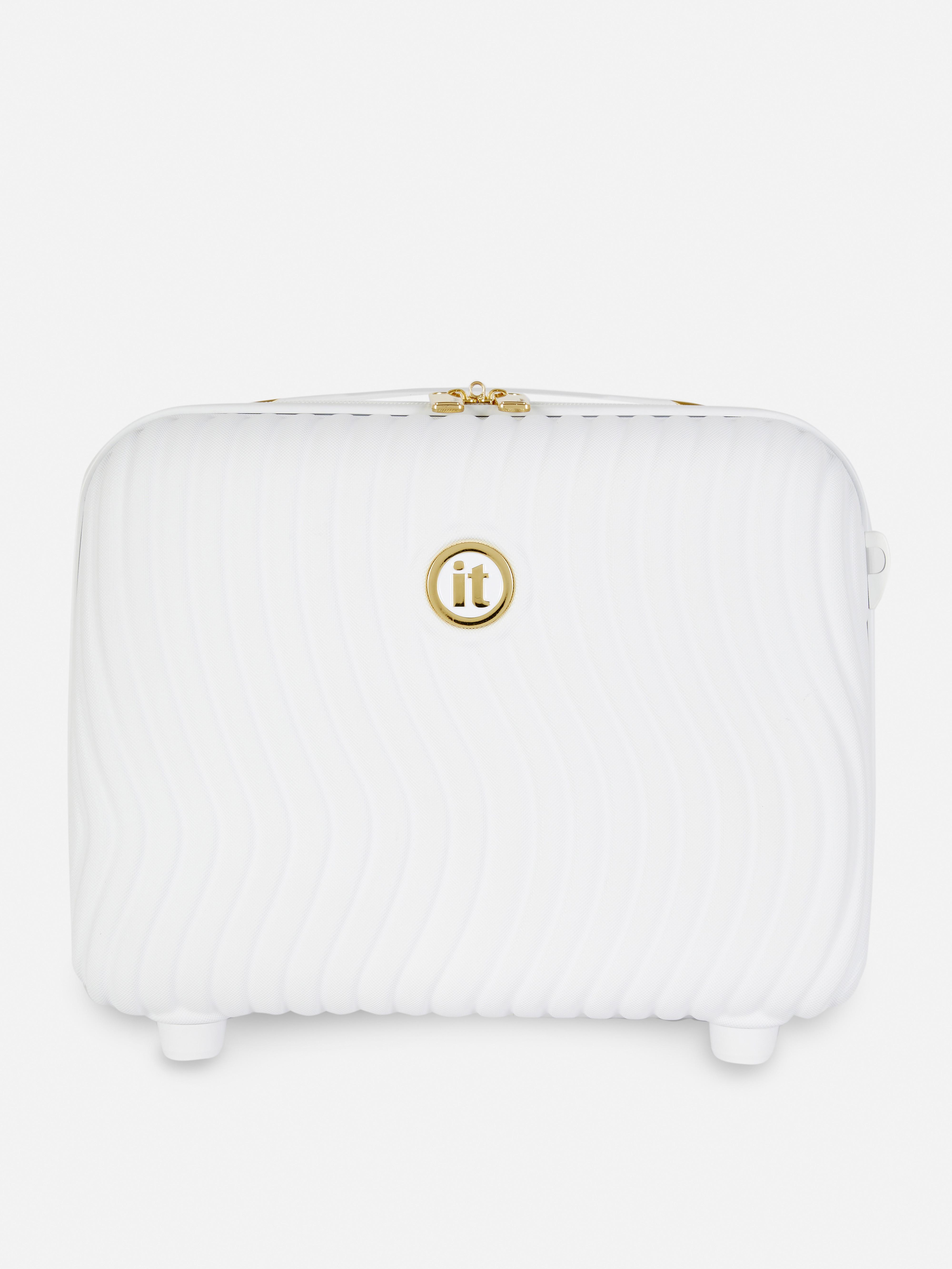 Trousse de toilette à motif vague en relief
