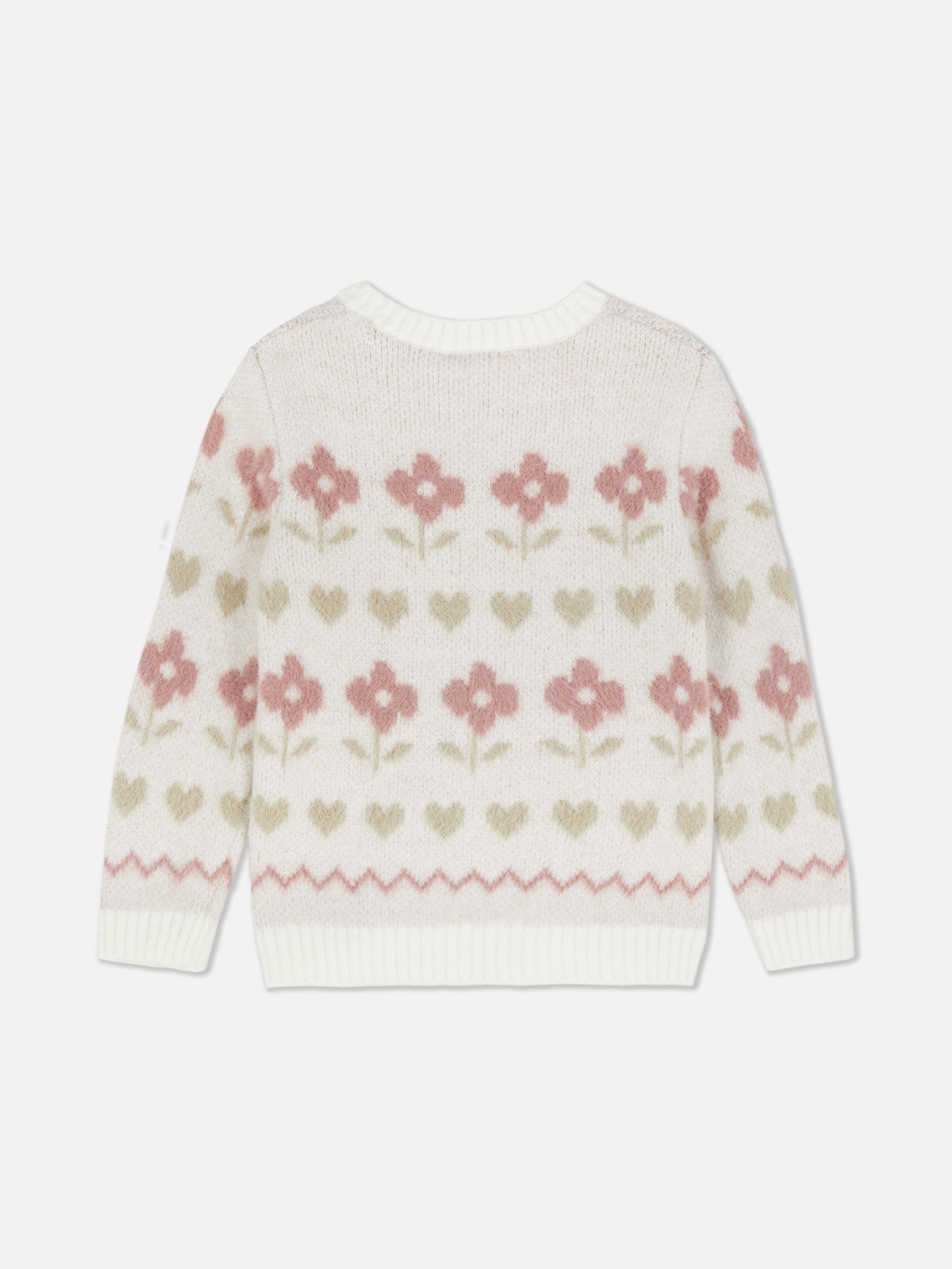 1.5-8yrs | Floral Sweater