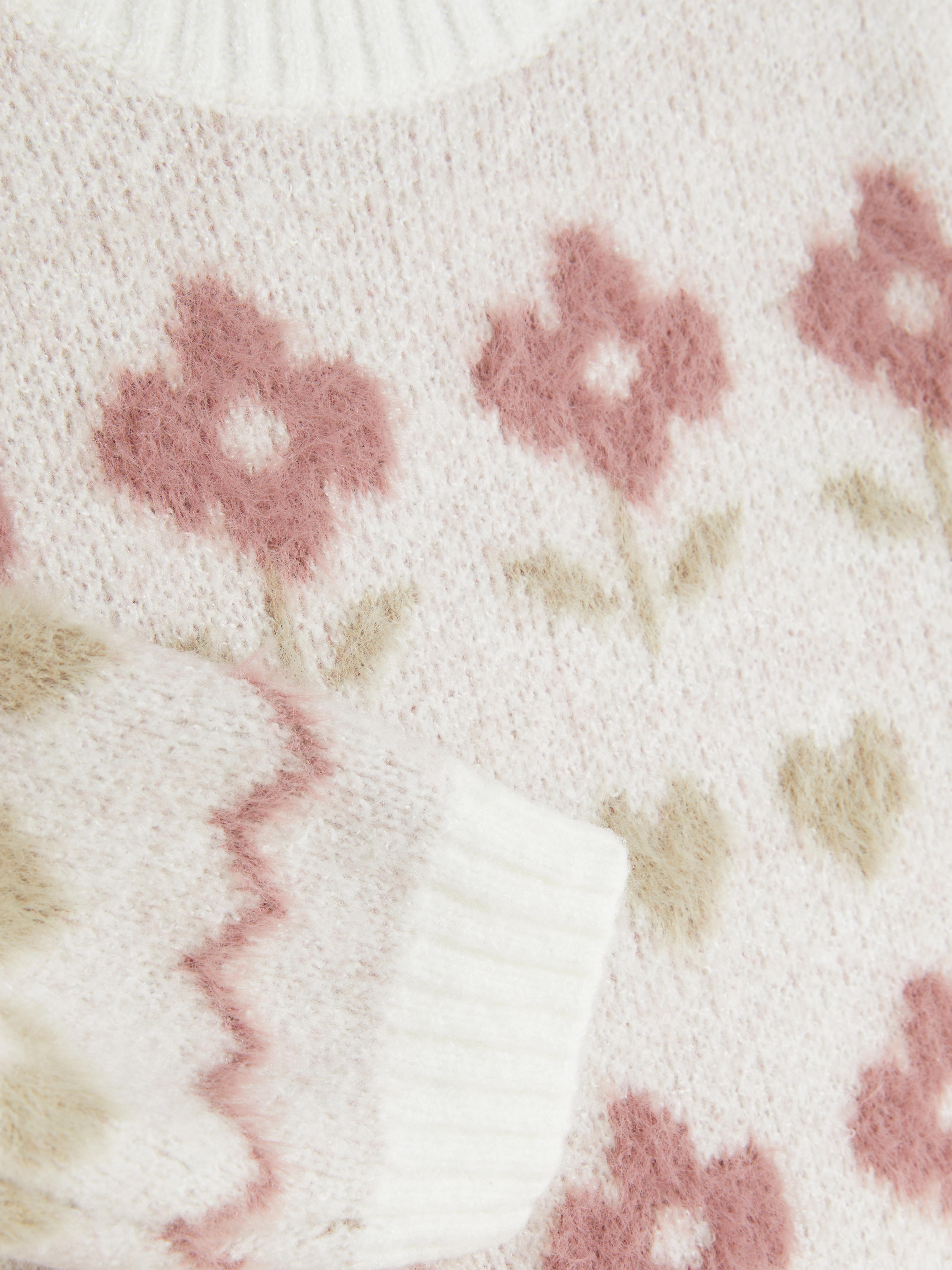 1.5-8yrs | Floral Sweater