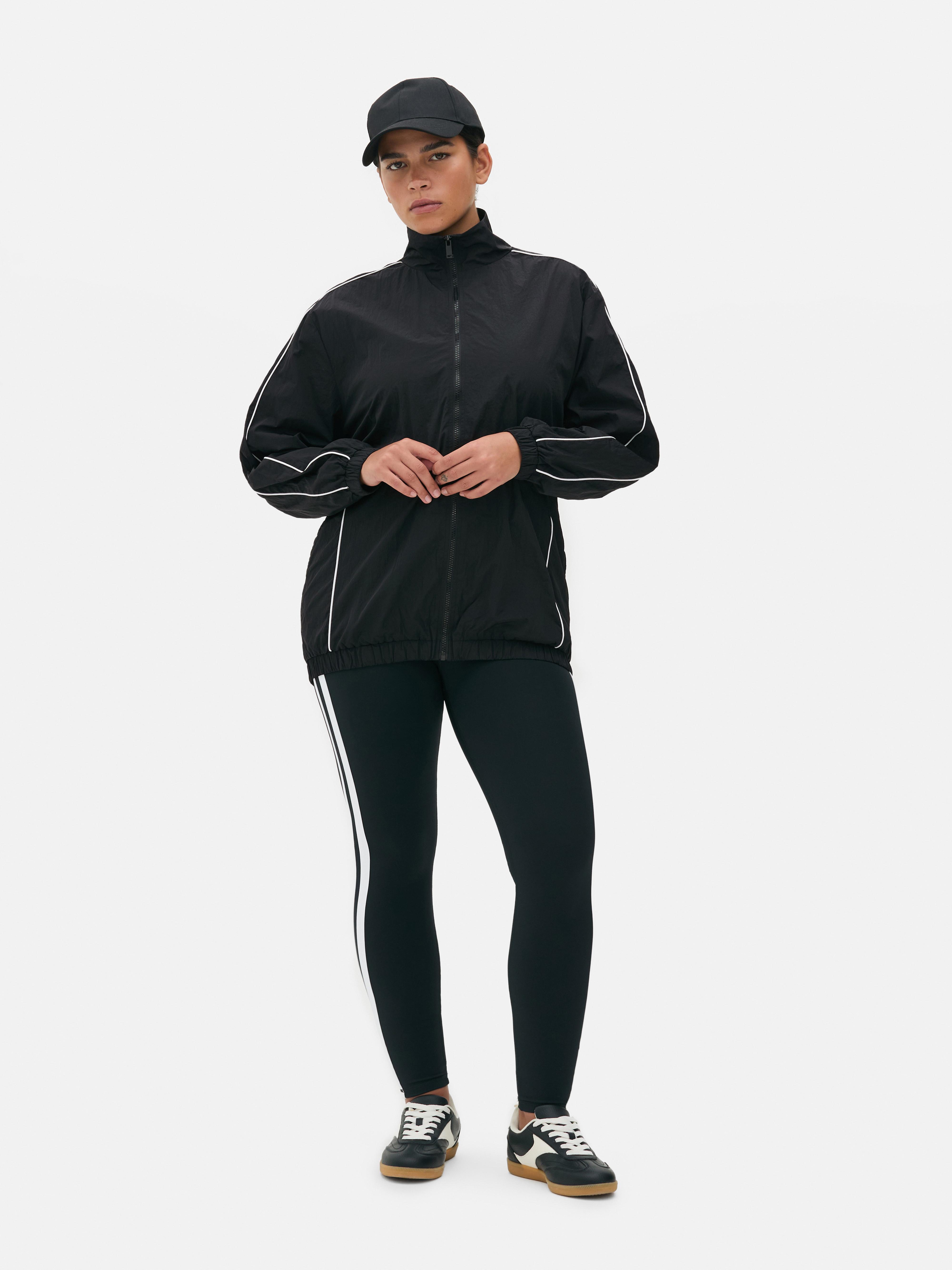 Veste de sport à passepoil contrasté