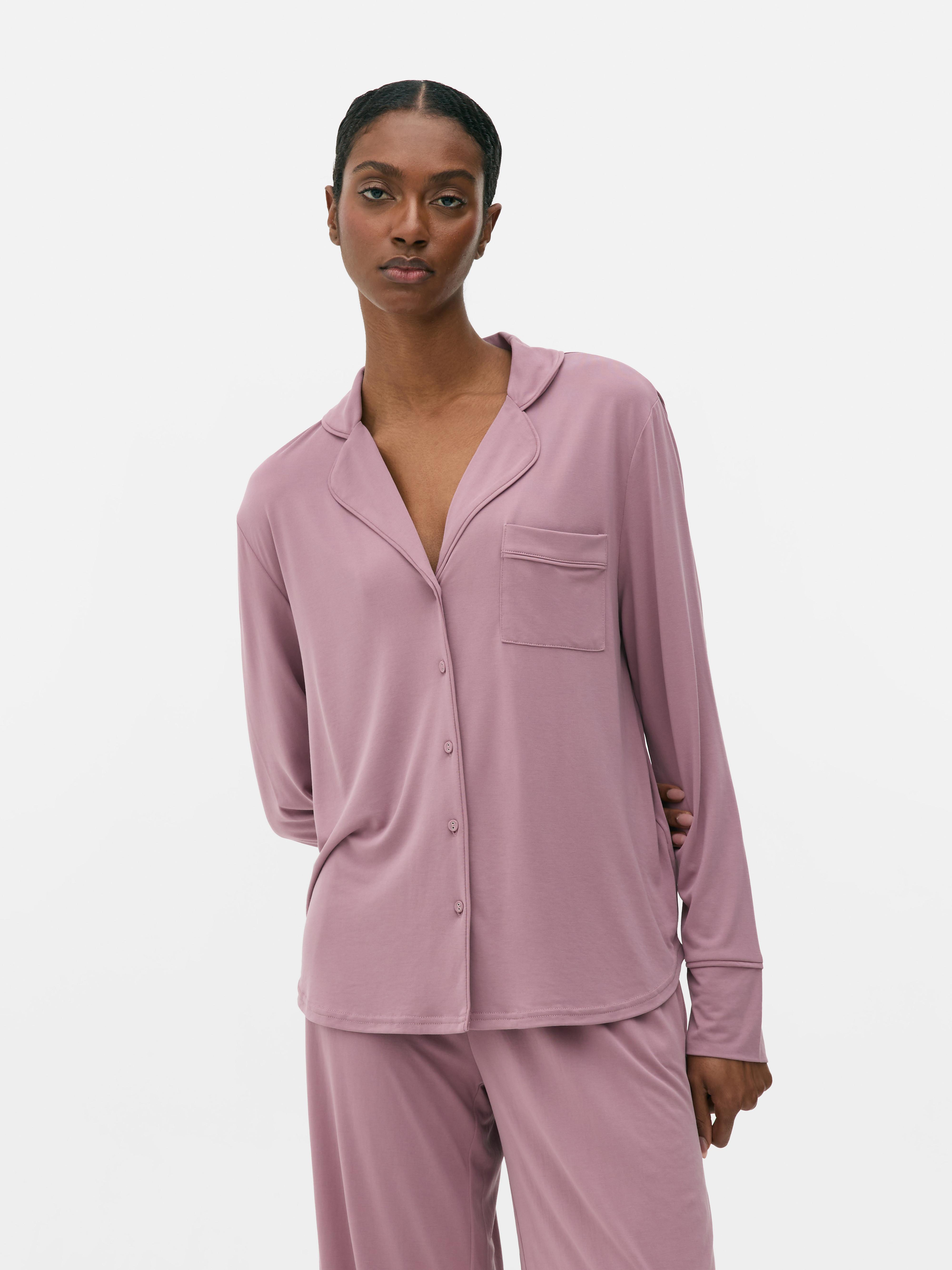 Camicia da notte con colletto
