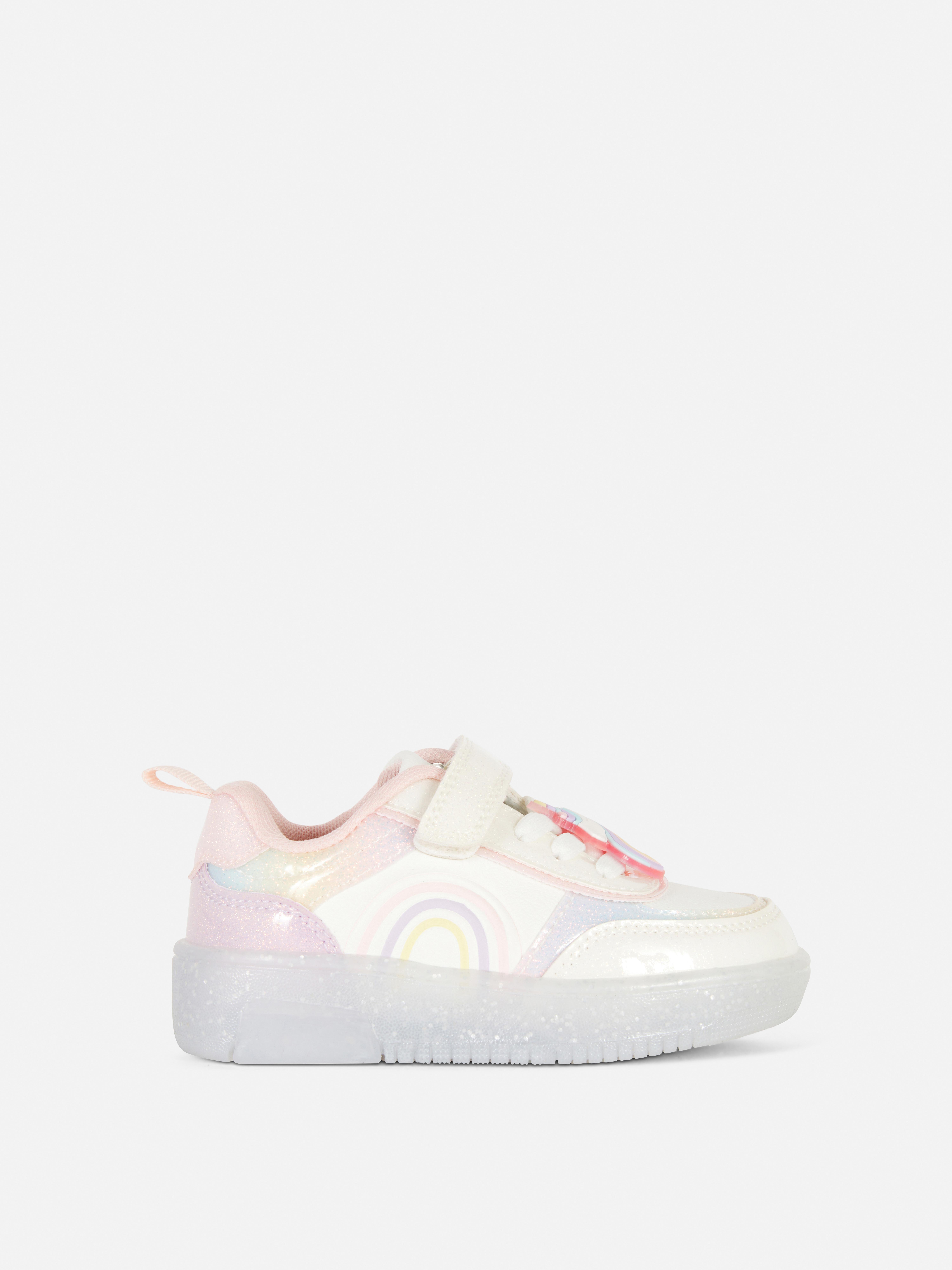Lichtgevende sneakers met eenhoornthema