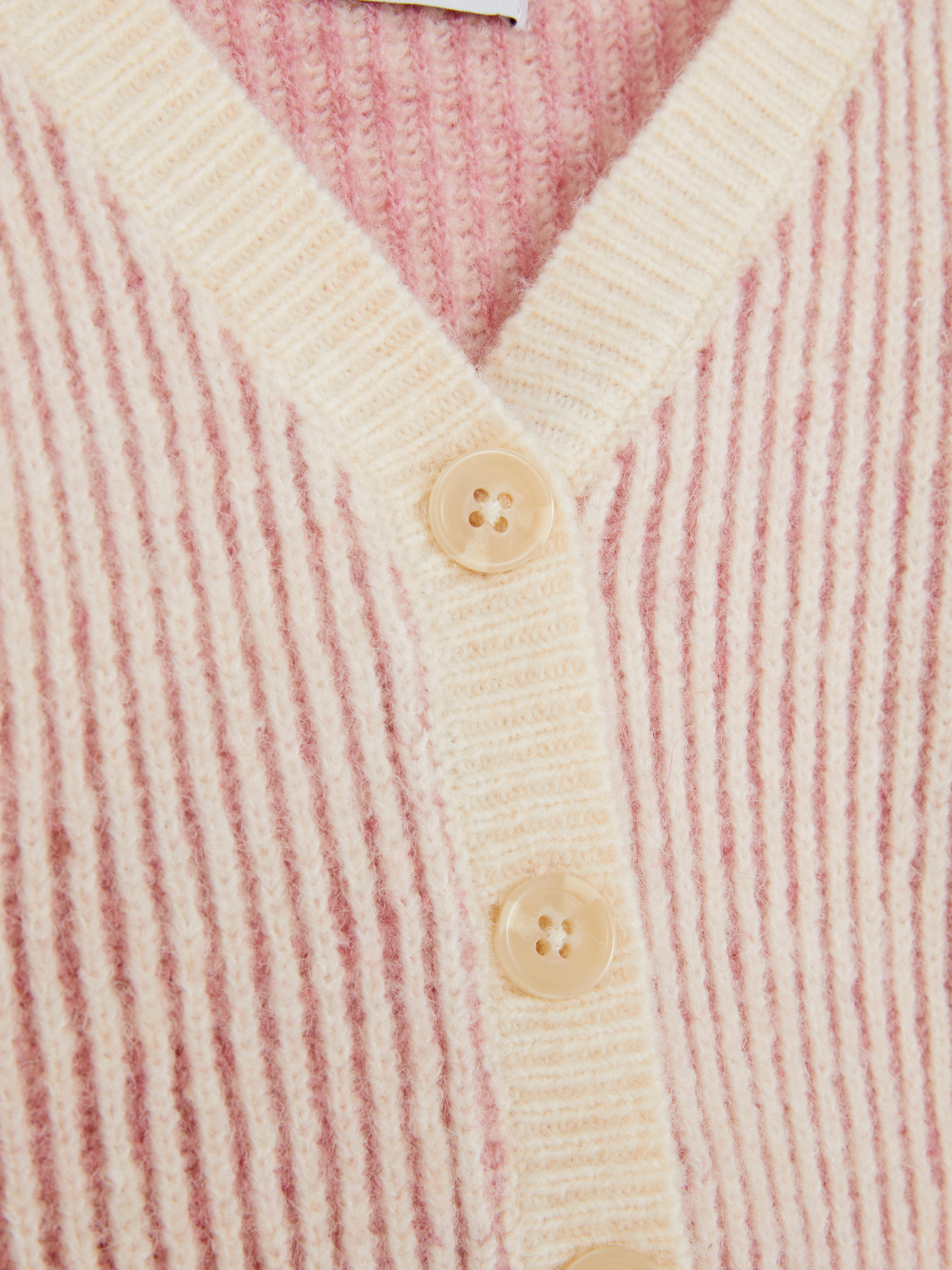 1,5–8 Jahre | Gerippter Cardigan mit V-Ausschnitt