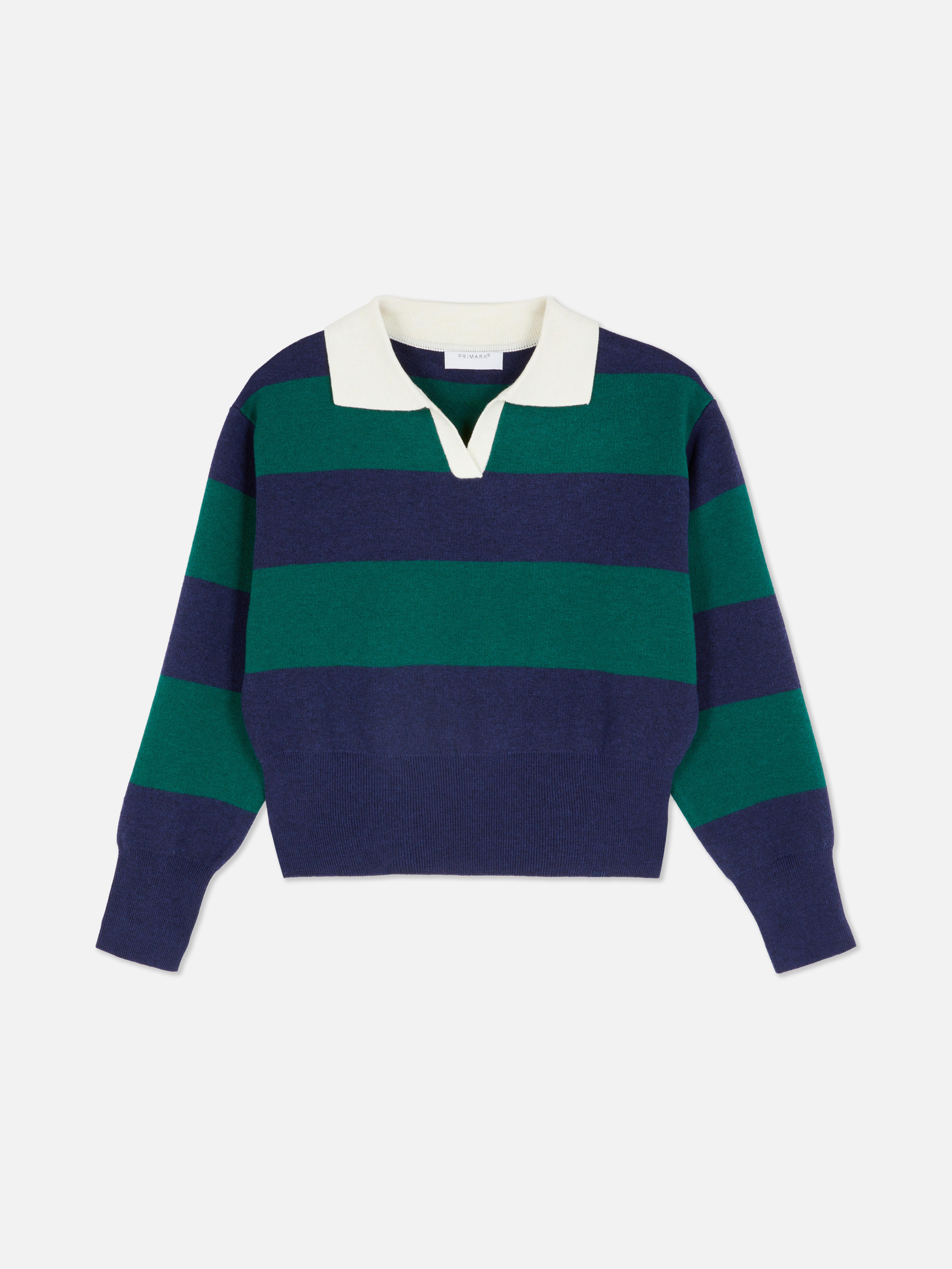 7–15 Jahre | Gestreifter Polopullover