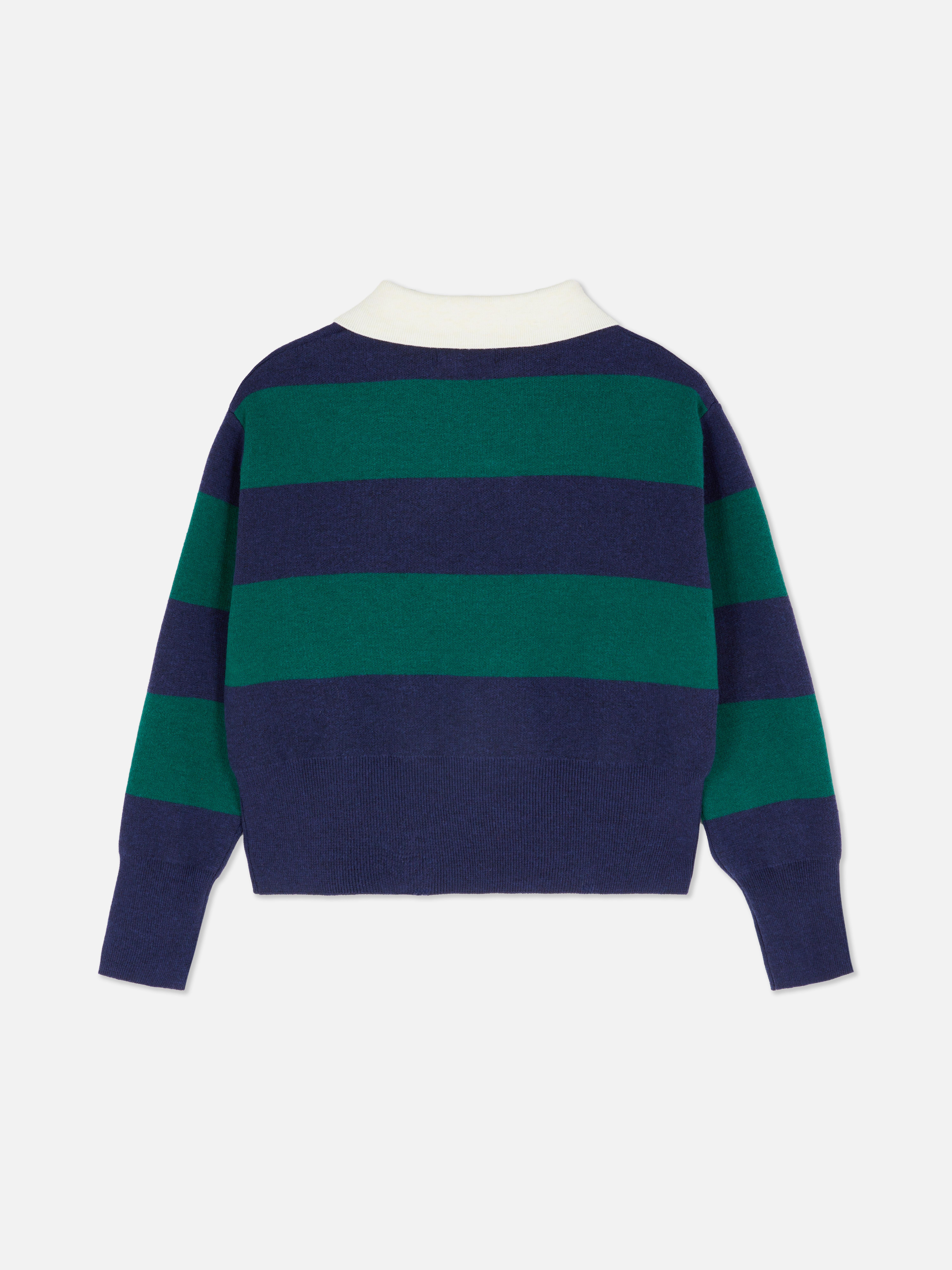 7-15yrs | Stripe Polo Sweater