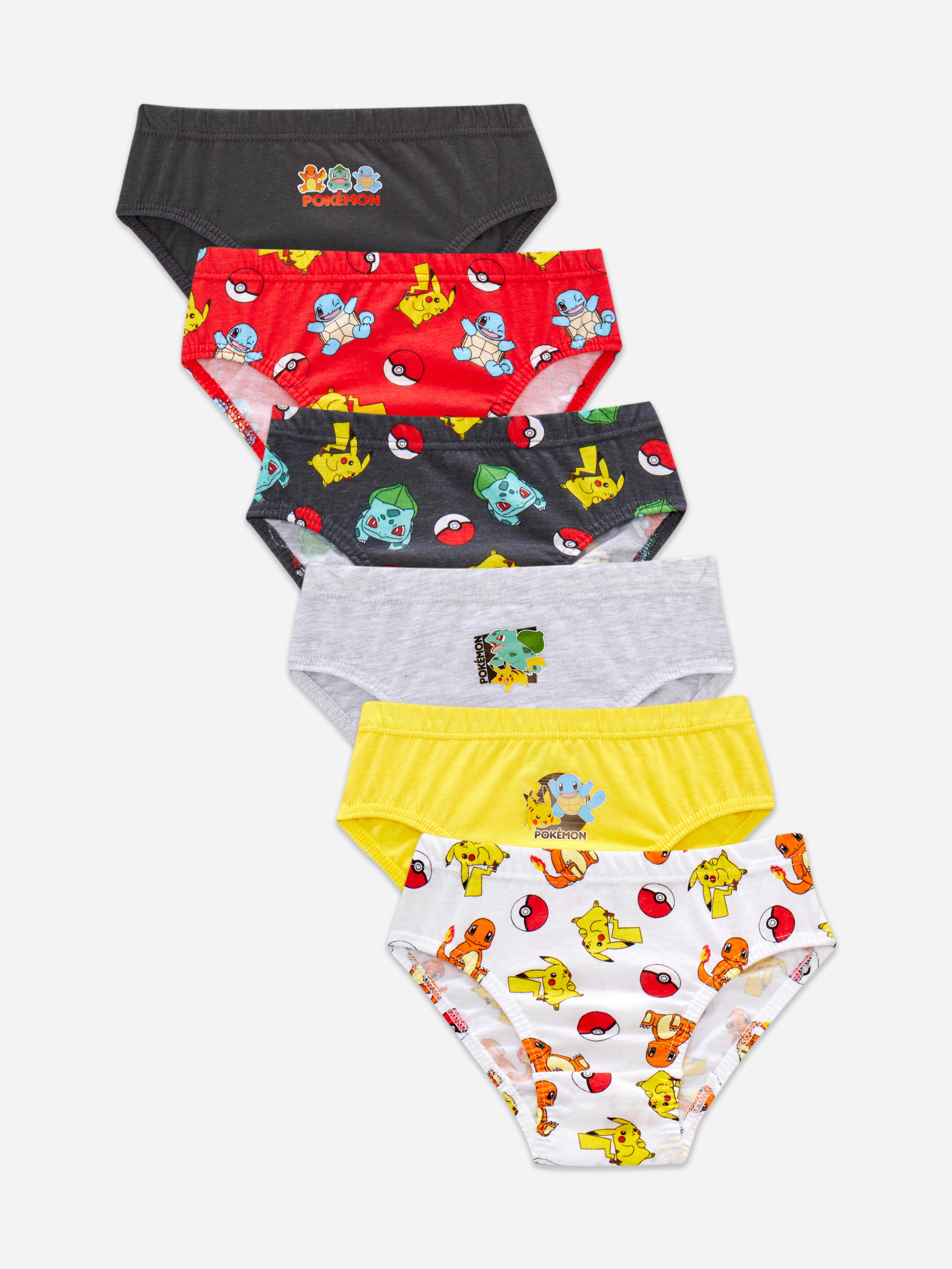 4–13 Jahre | „Pokémon“ Slips, 6er-Pack