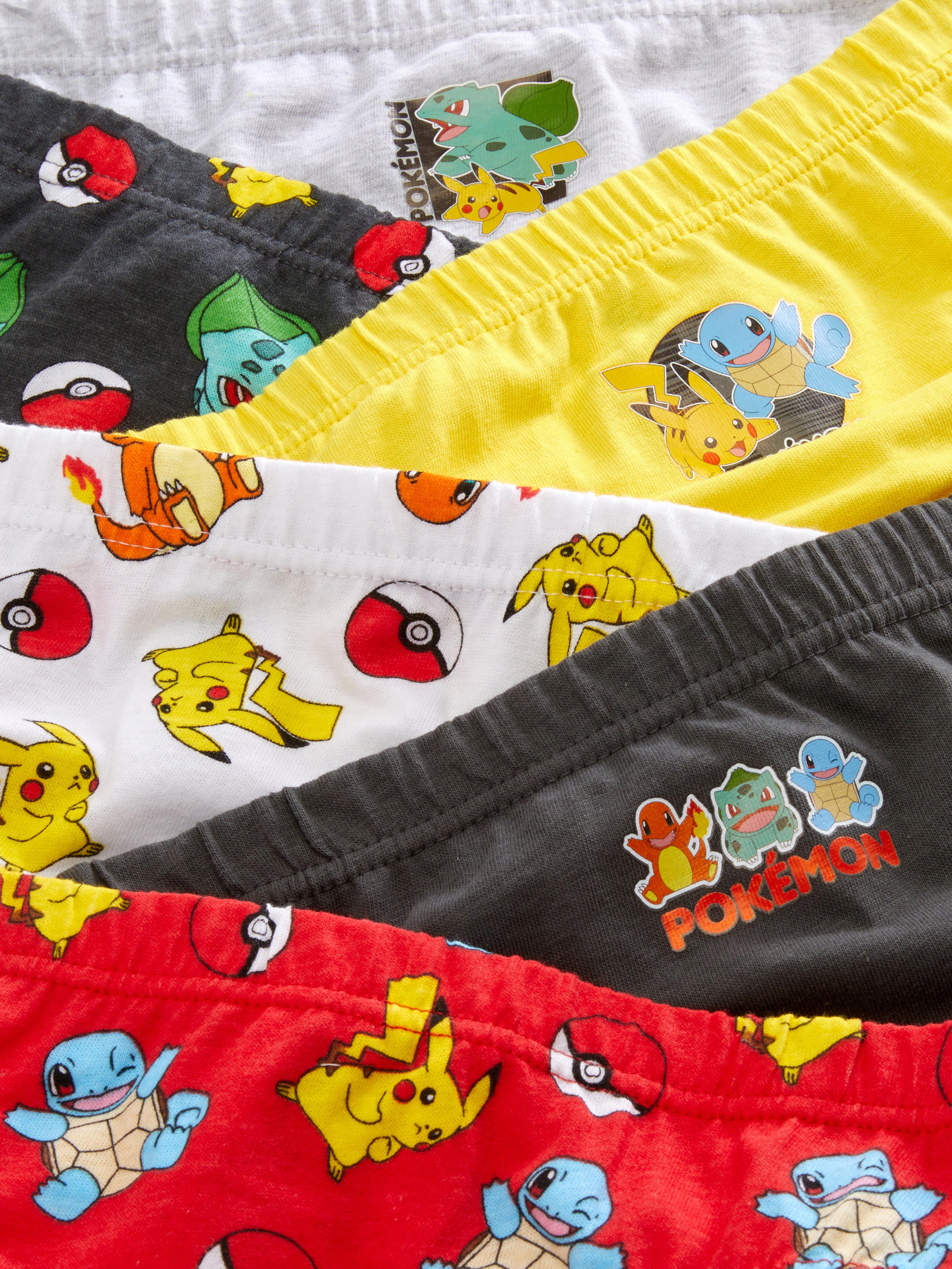 4-13 ans | Lot de 6 culottes Pokémon