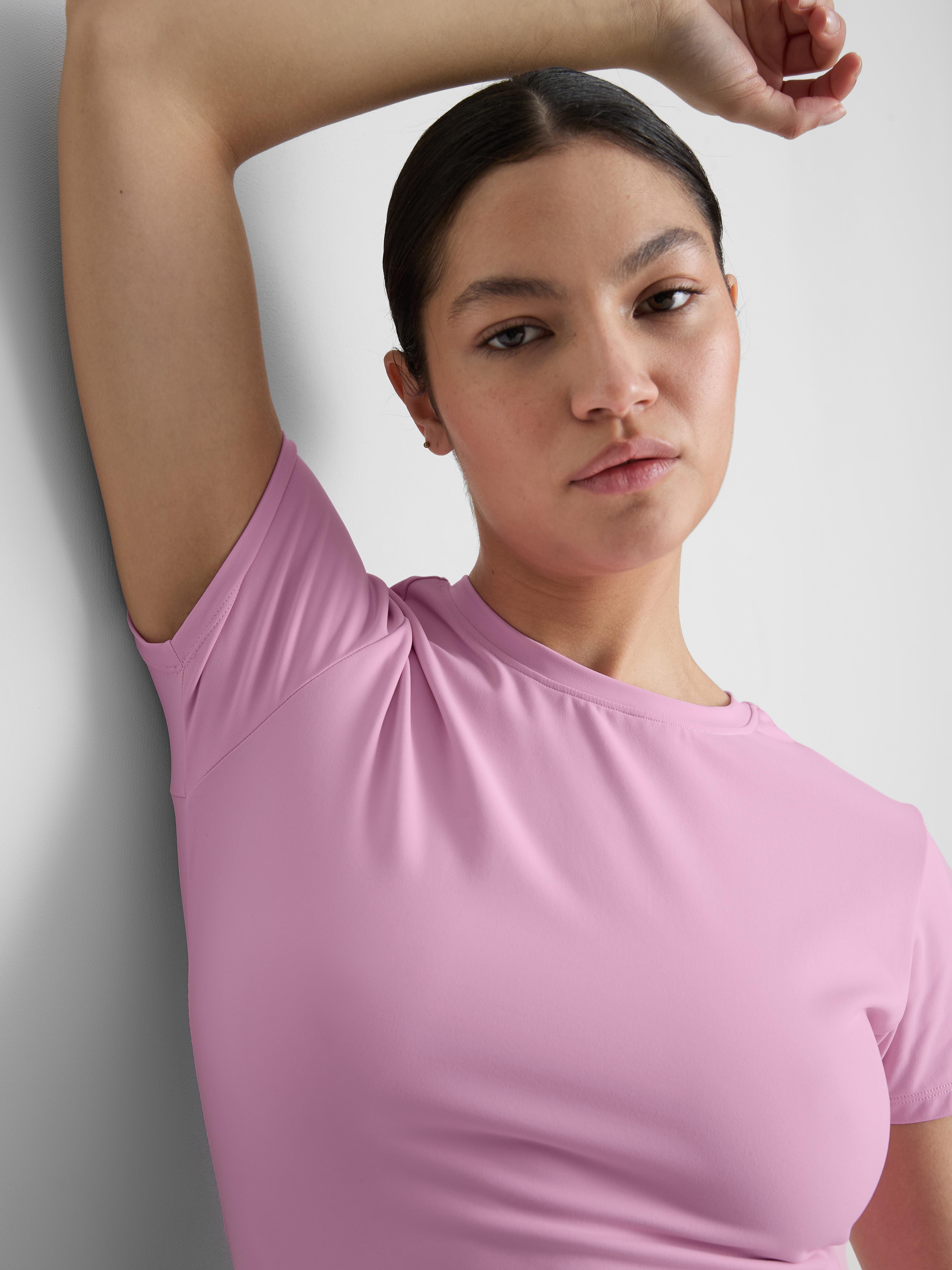 Women's Pink Buttery Soft Short Sleeve Tee