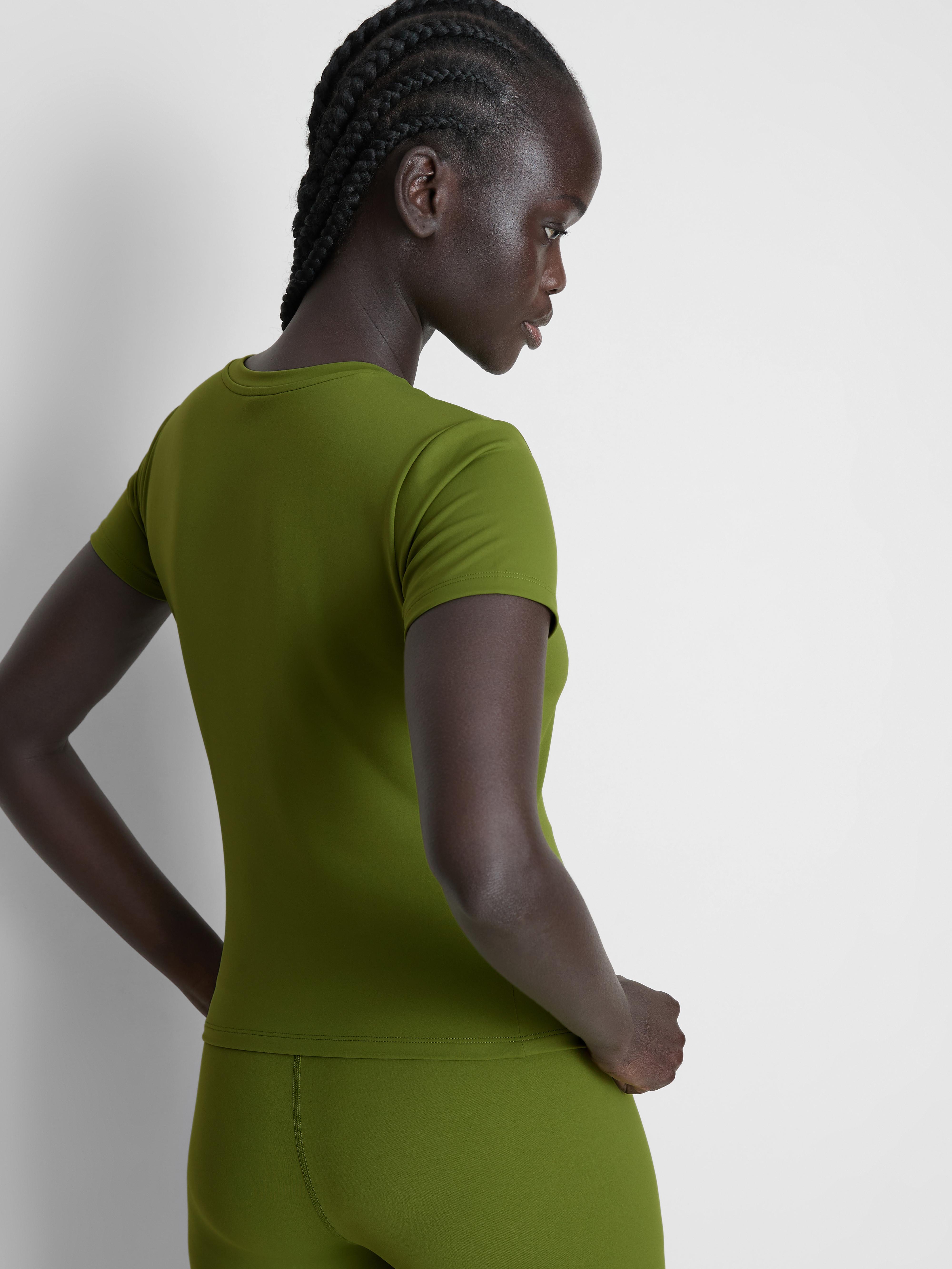 Women's Olive Buttery Soft Short Sleeve Tee