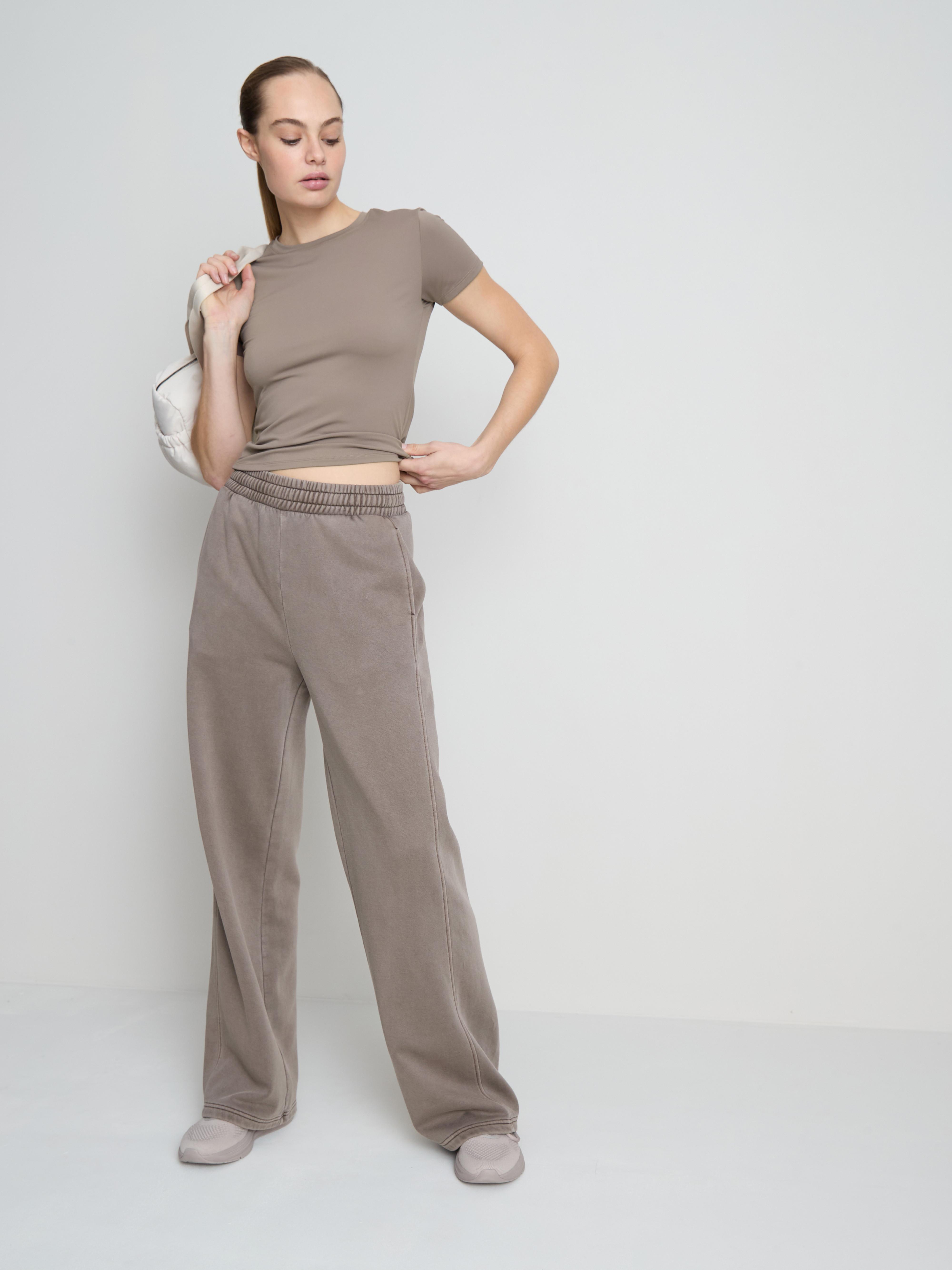 Women's Brown Buttery Soft Short Sleeve Tee