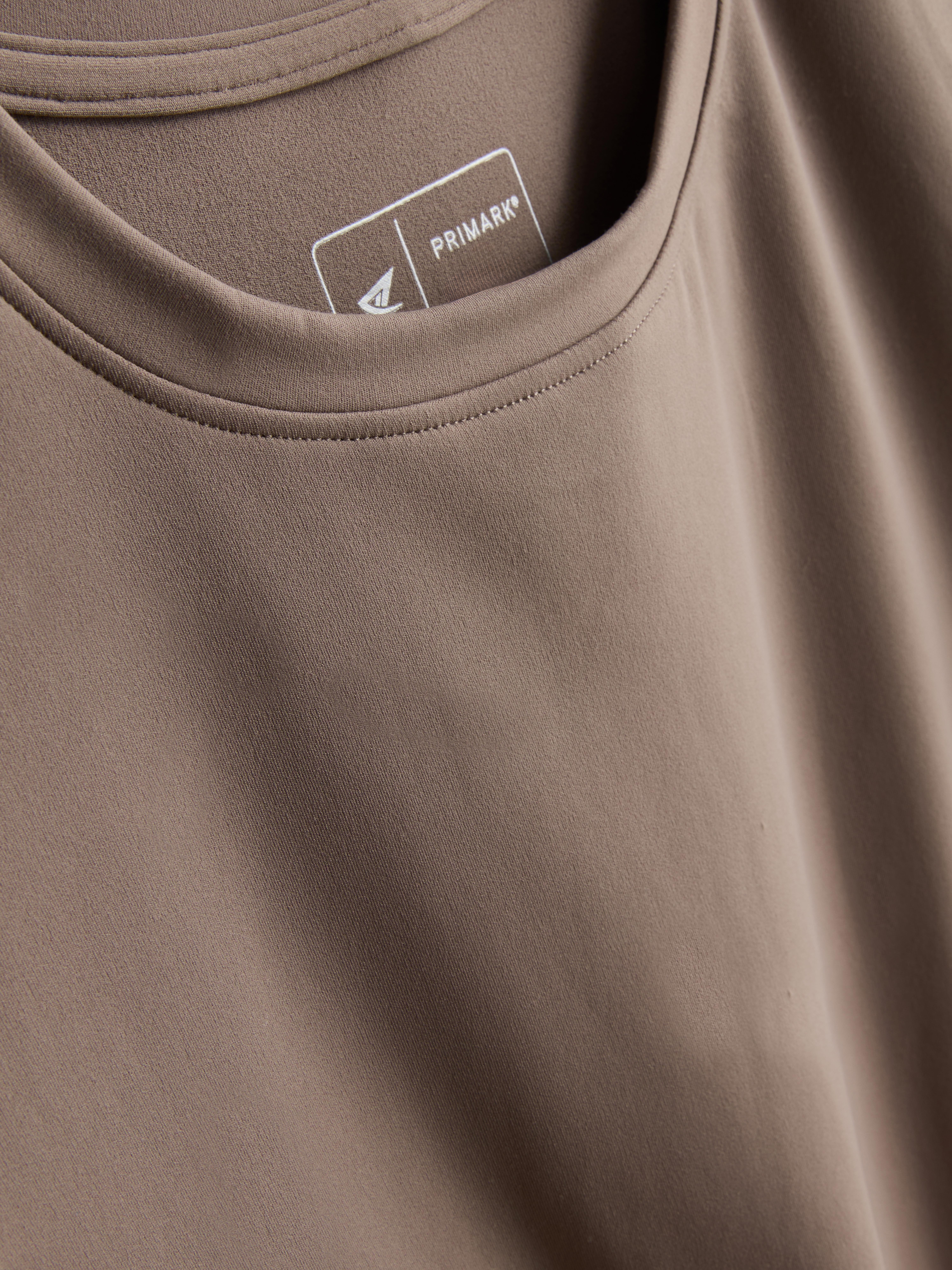 Women's Brown Buttery Soft Short Sleeve Tee