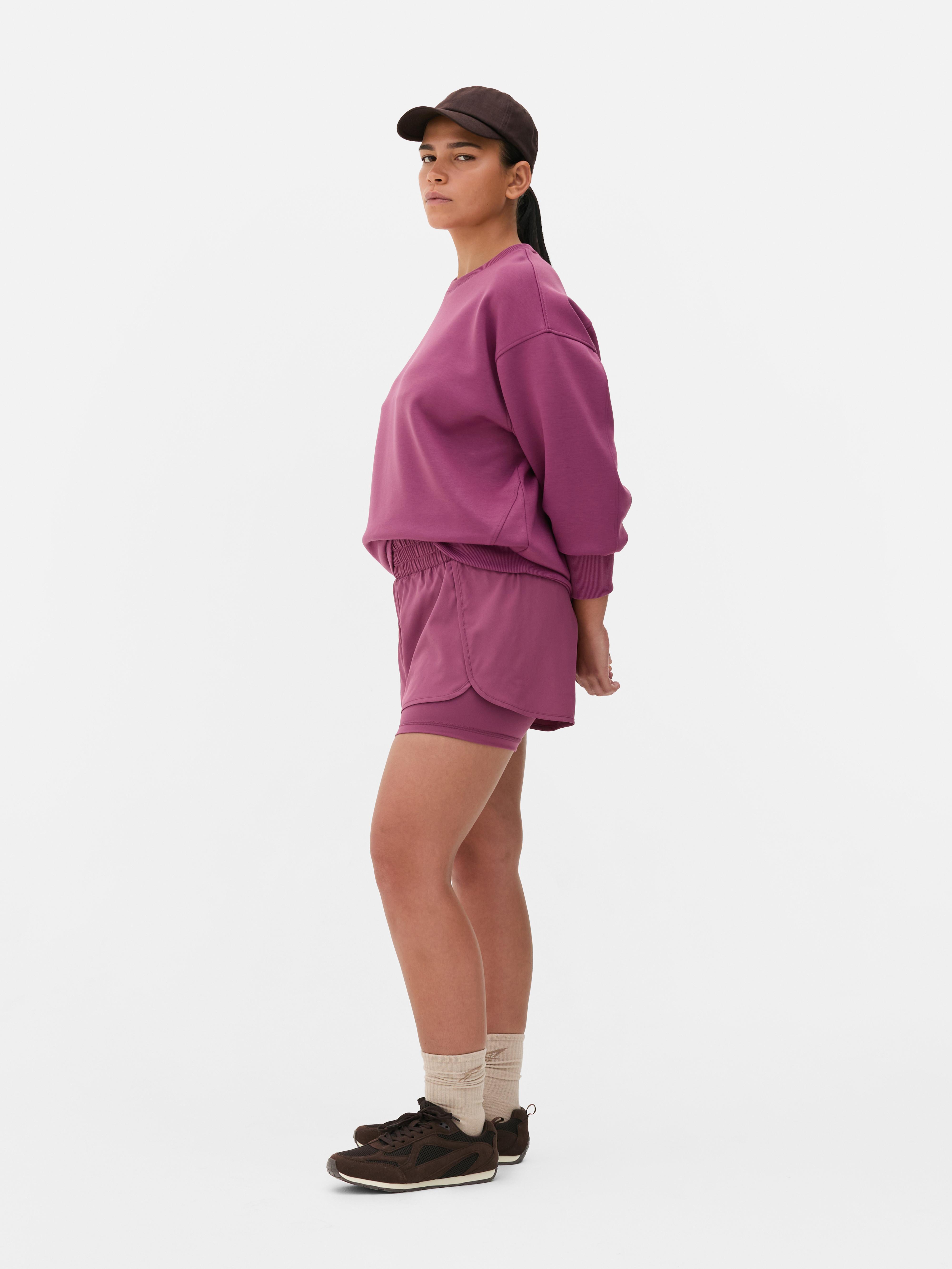 Geweven hardloopshort