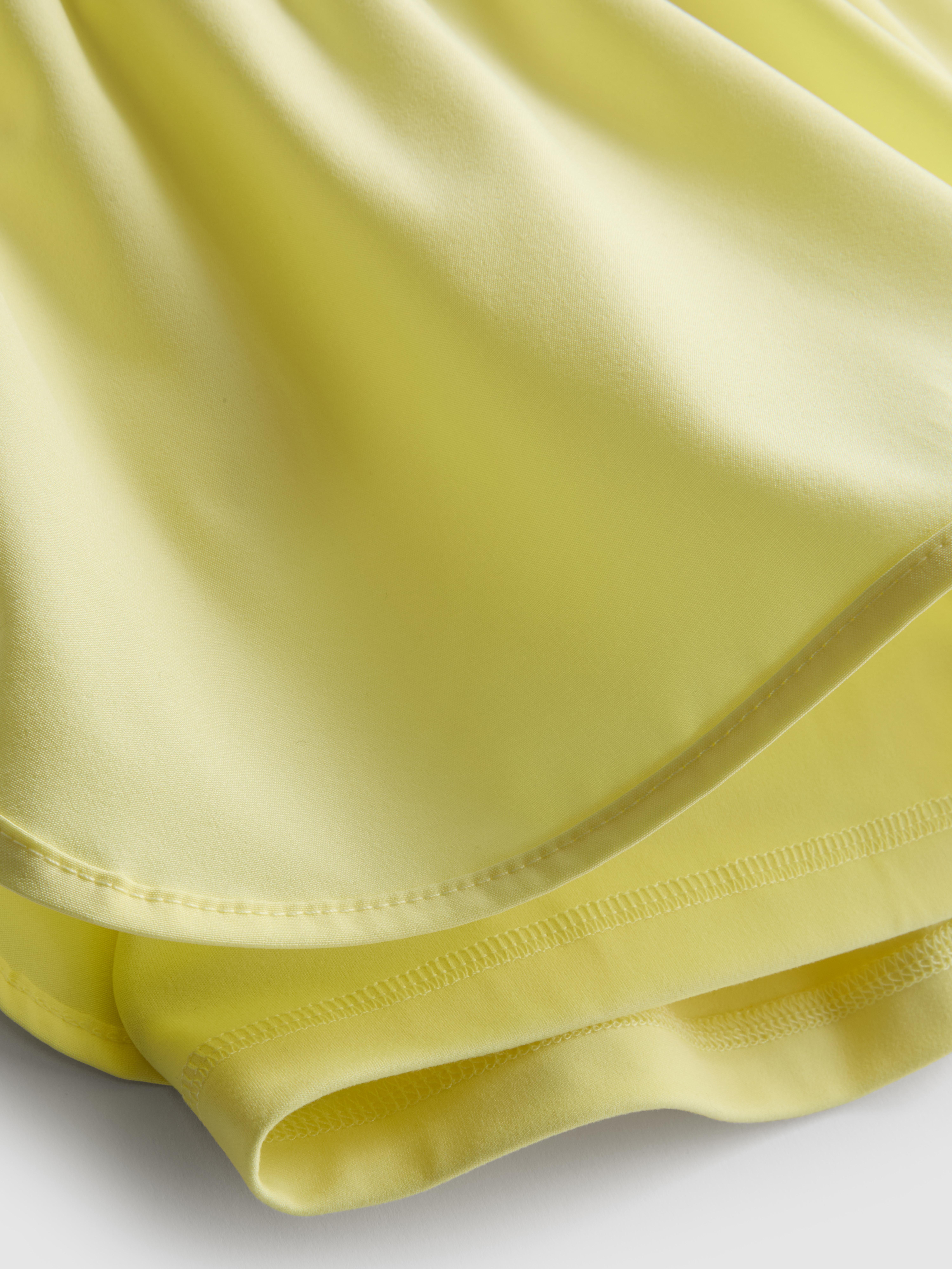 Women's Lime Woven Running Shorts