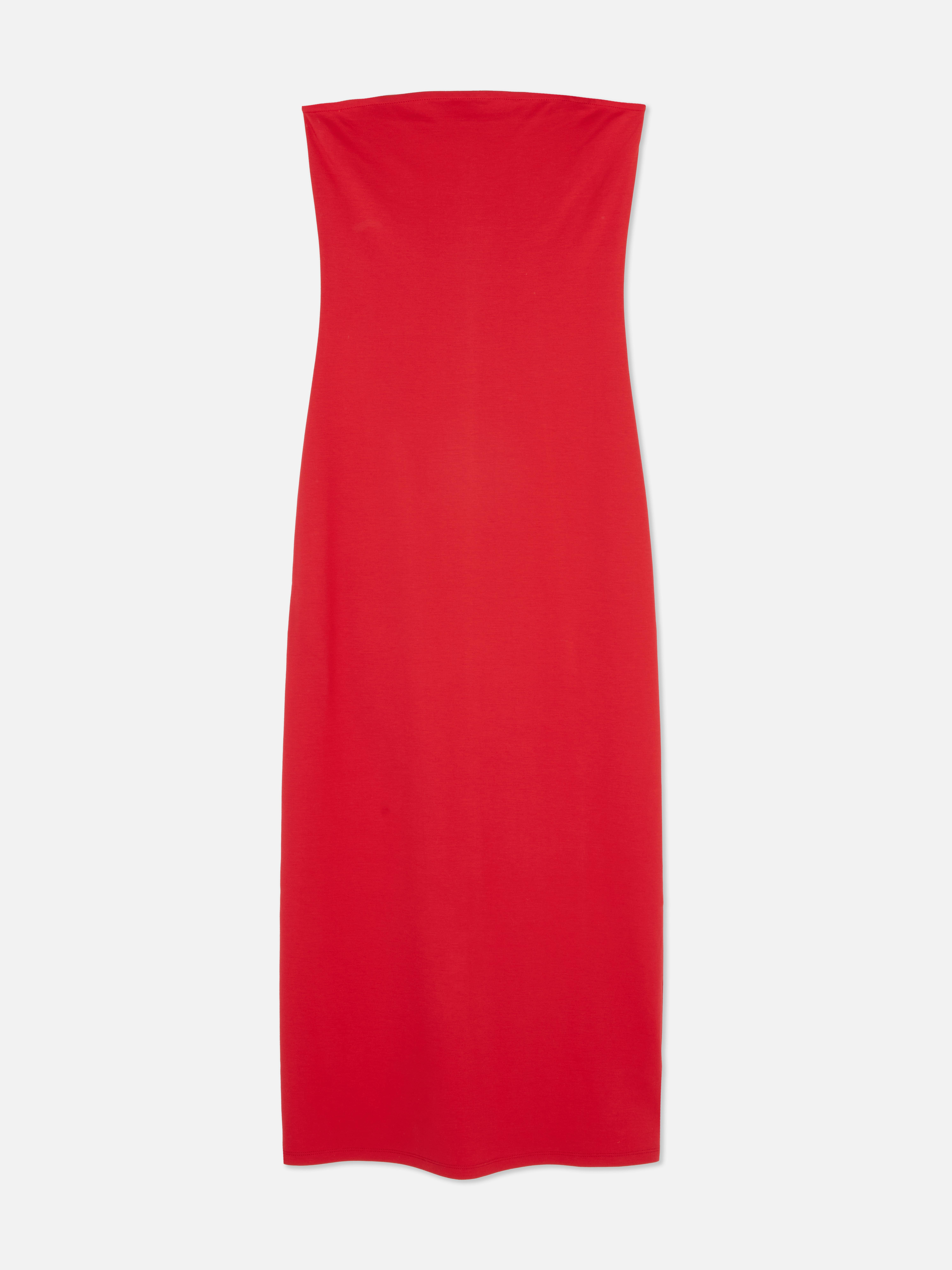 Figurbetontes Bandeau-Midikleid