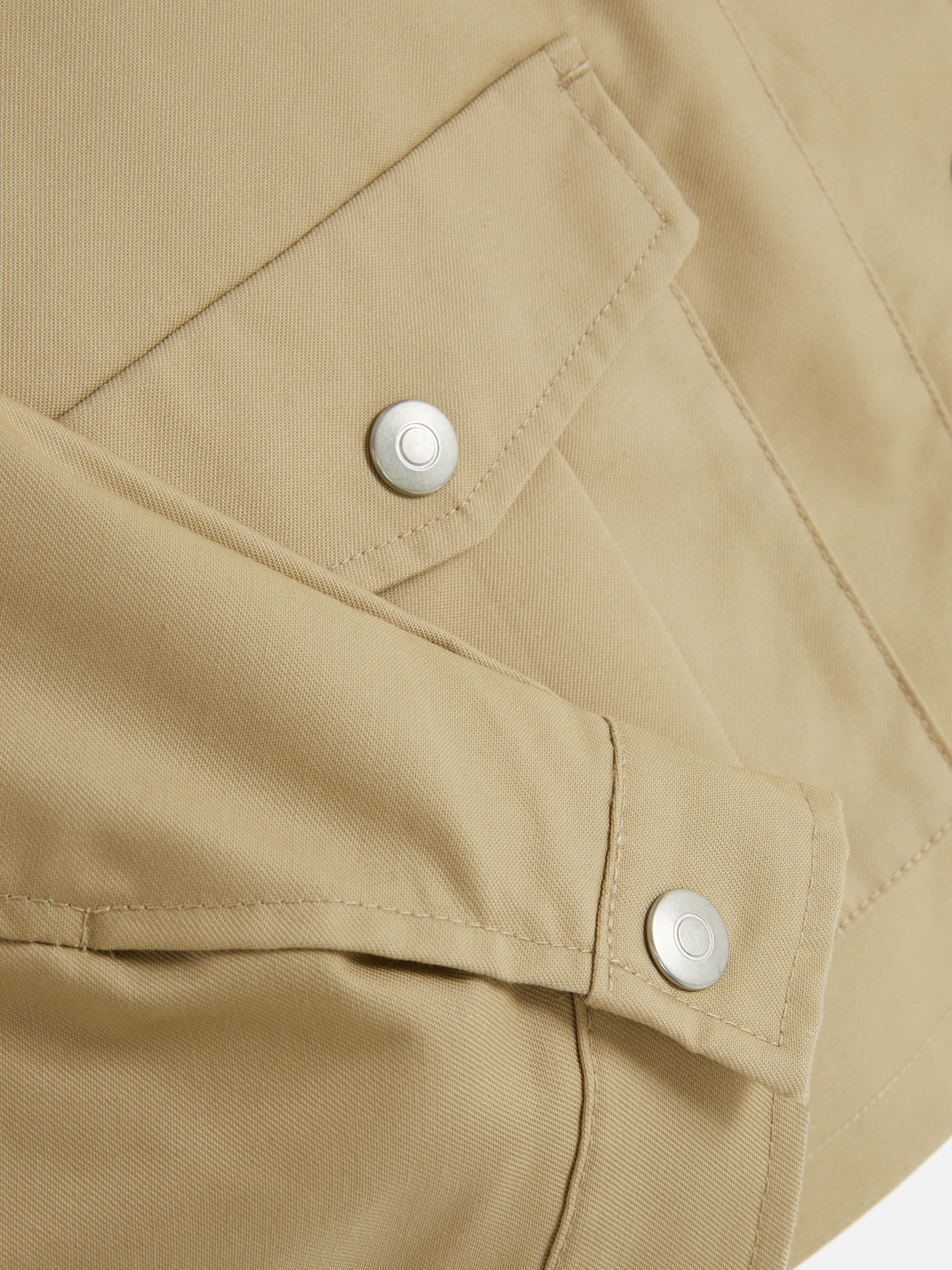 Contrast Collar Barn Jacket