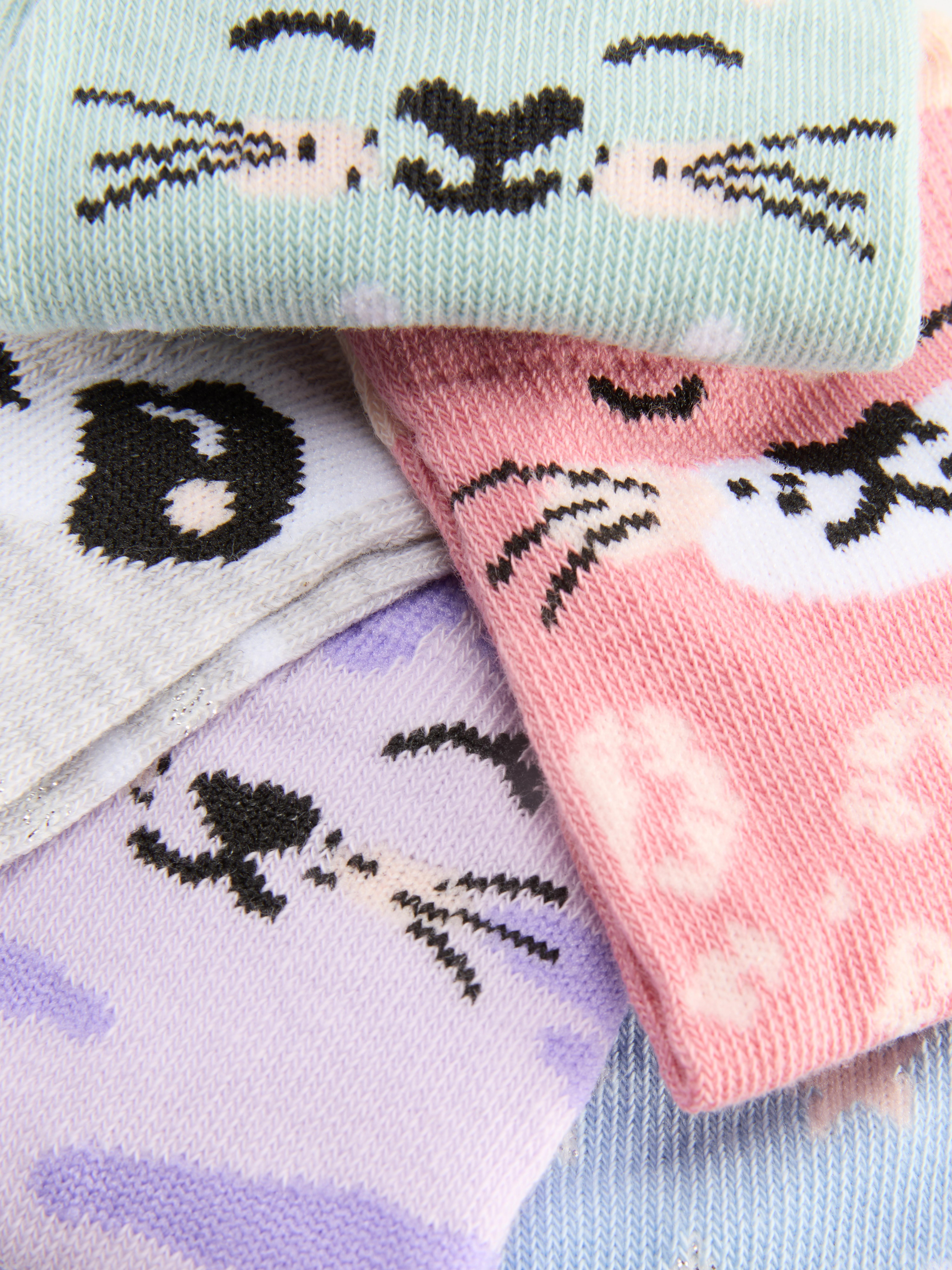 5pk Animal Trainer Socks