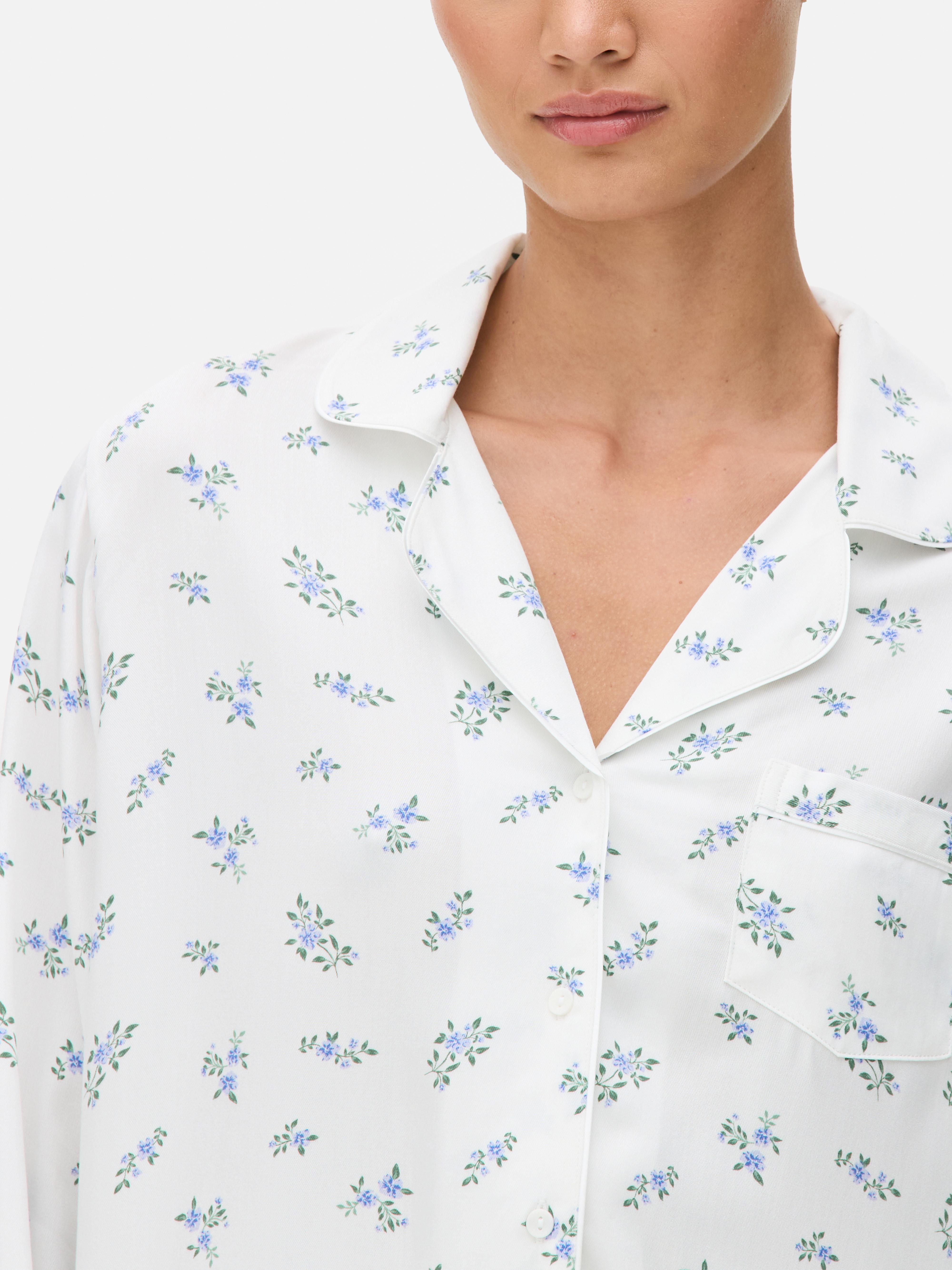 Twill Boyfriend Pajama Set