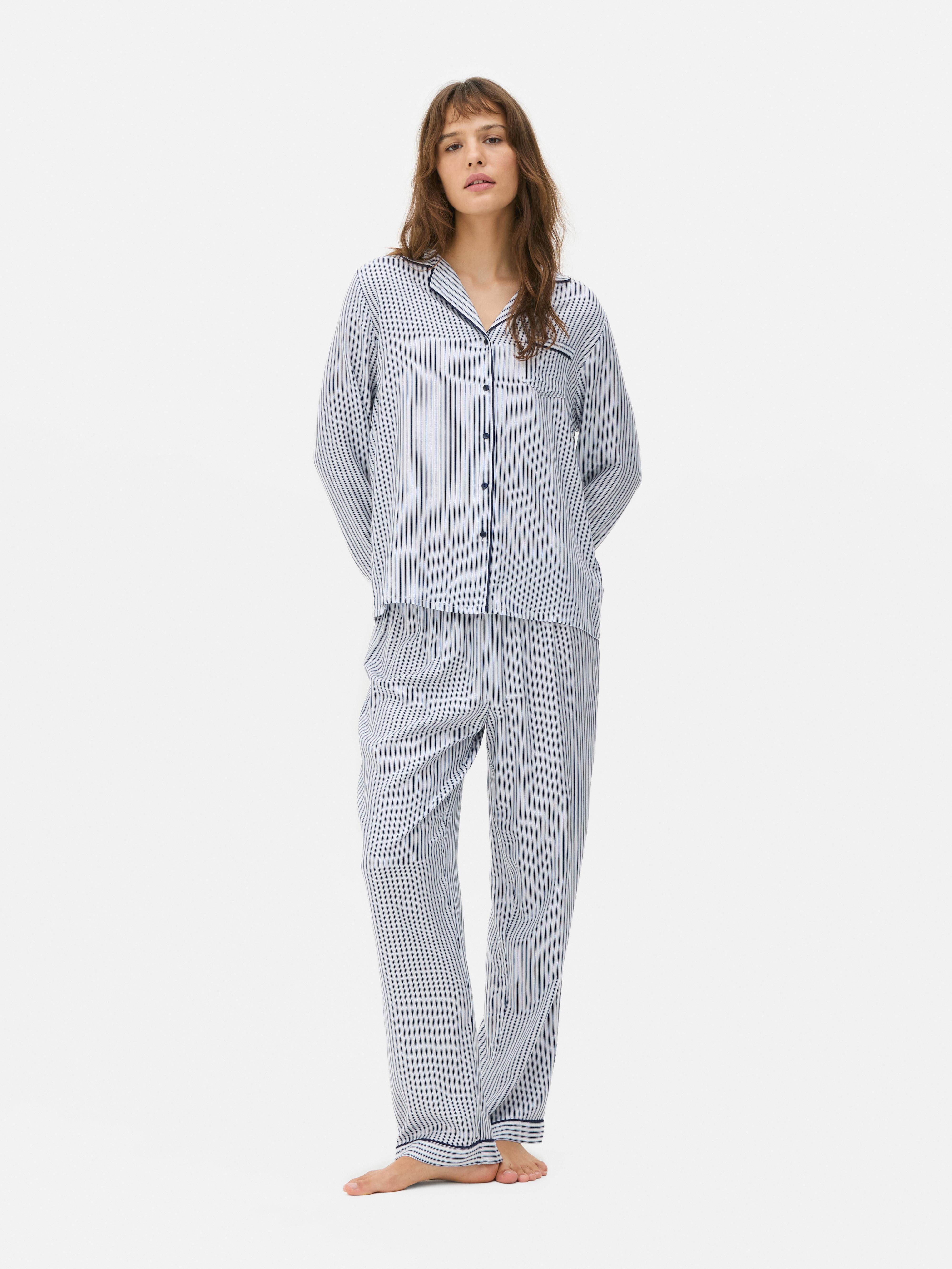 Pijama de sarga de estilo boyfriend