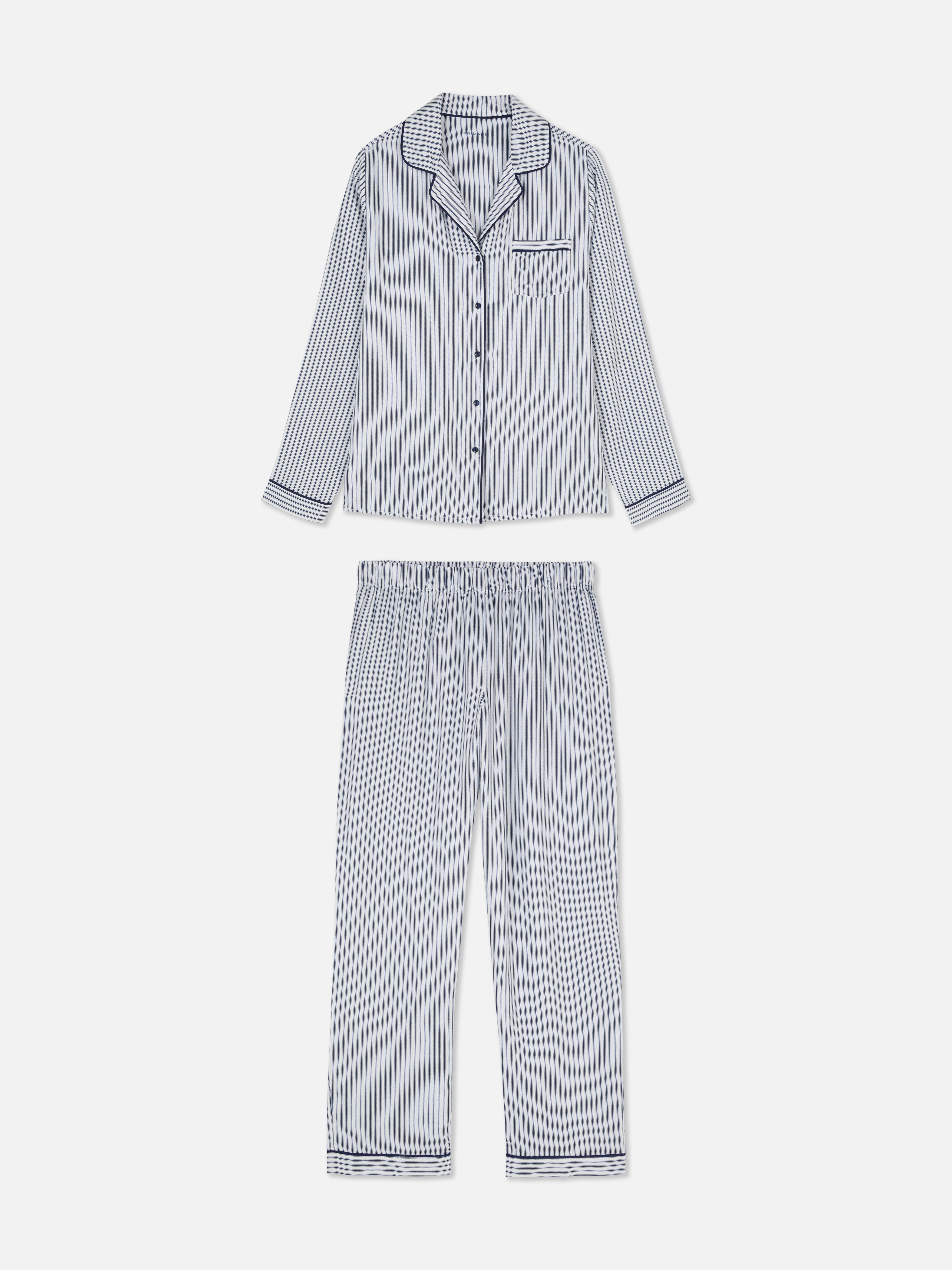 Pijama de sarga de estilo boyfriend