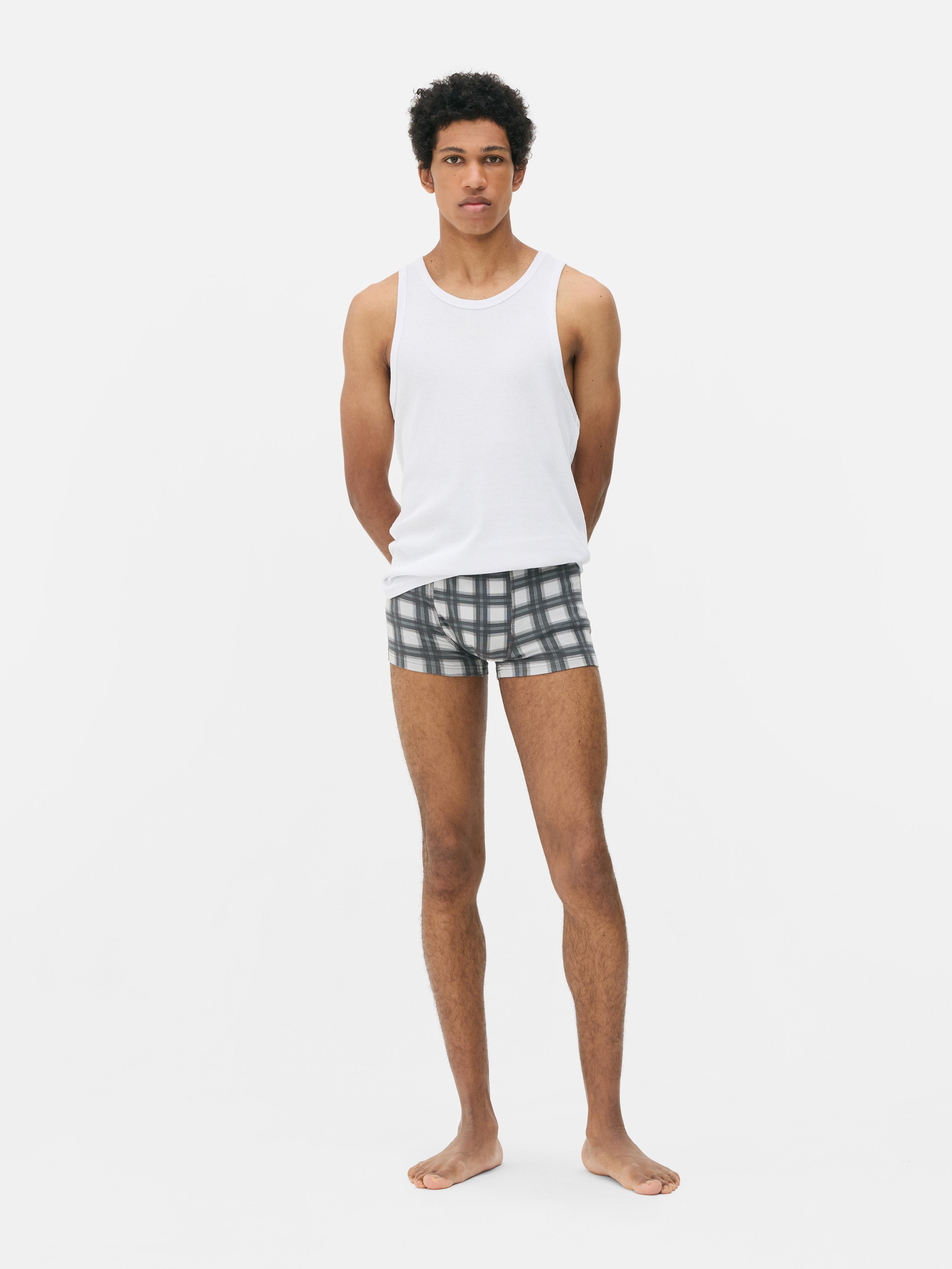 Lot de 3 boxers à carreaux