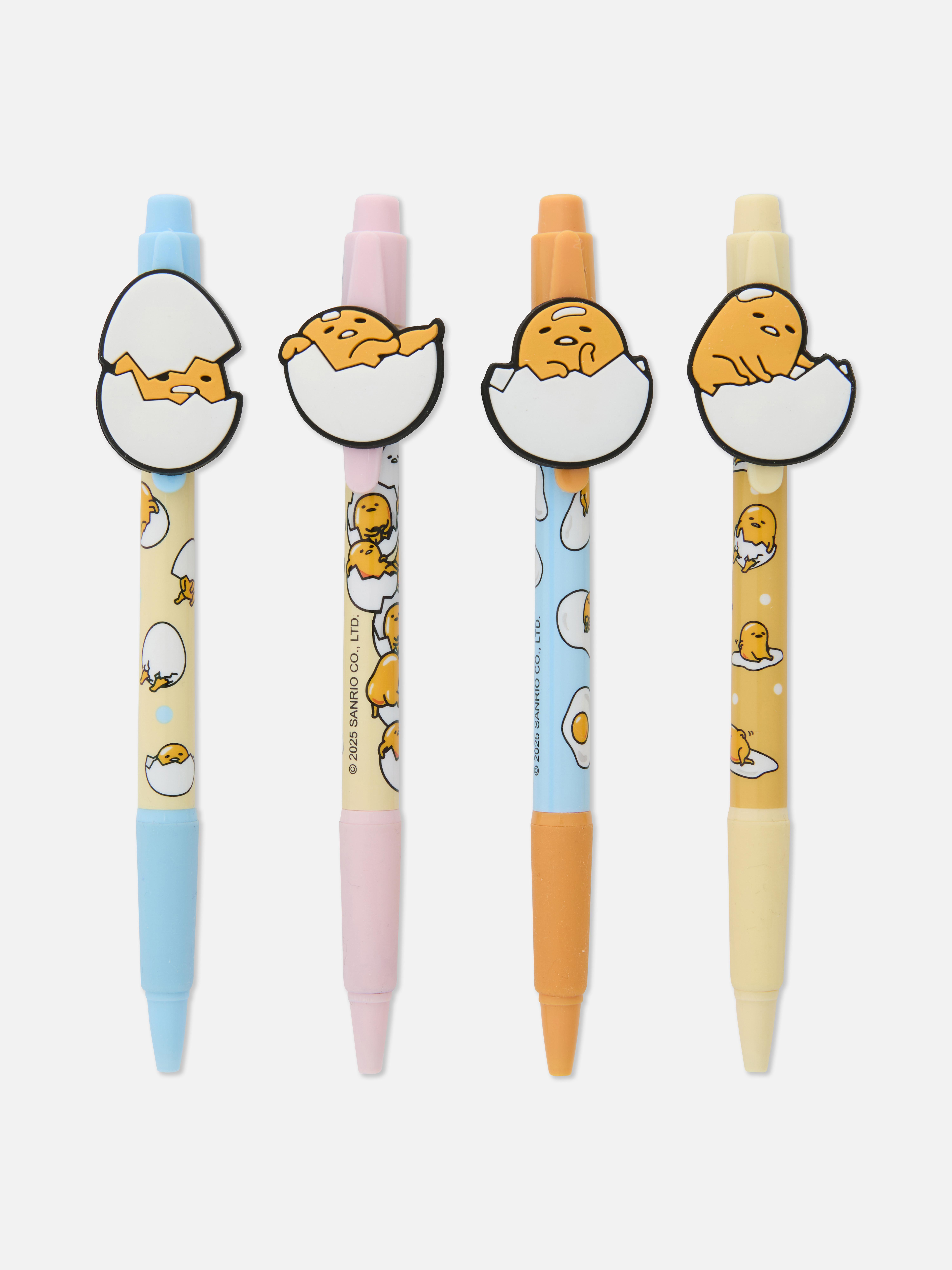 Pennen Gudetama, set van 4