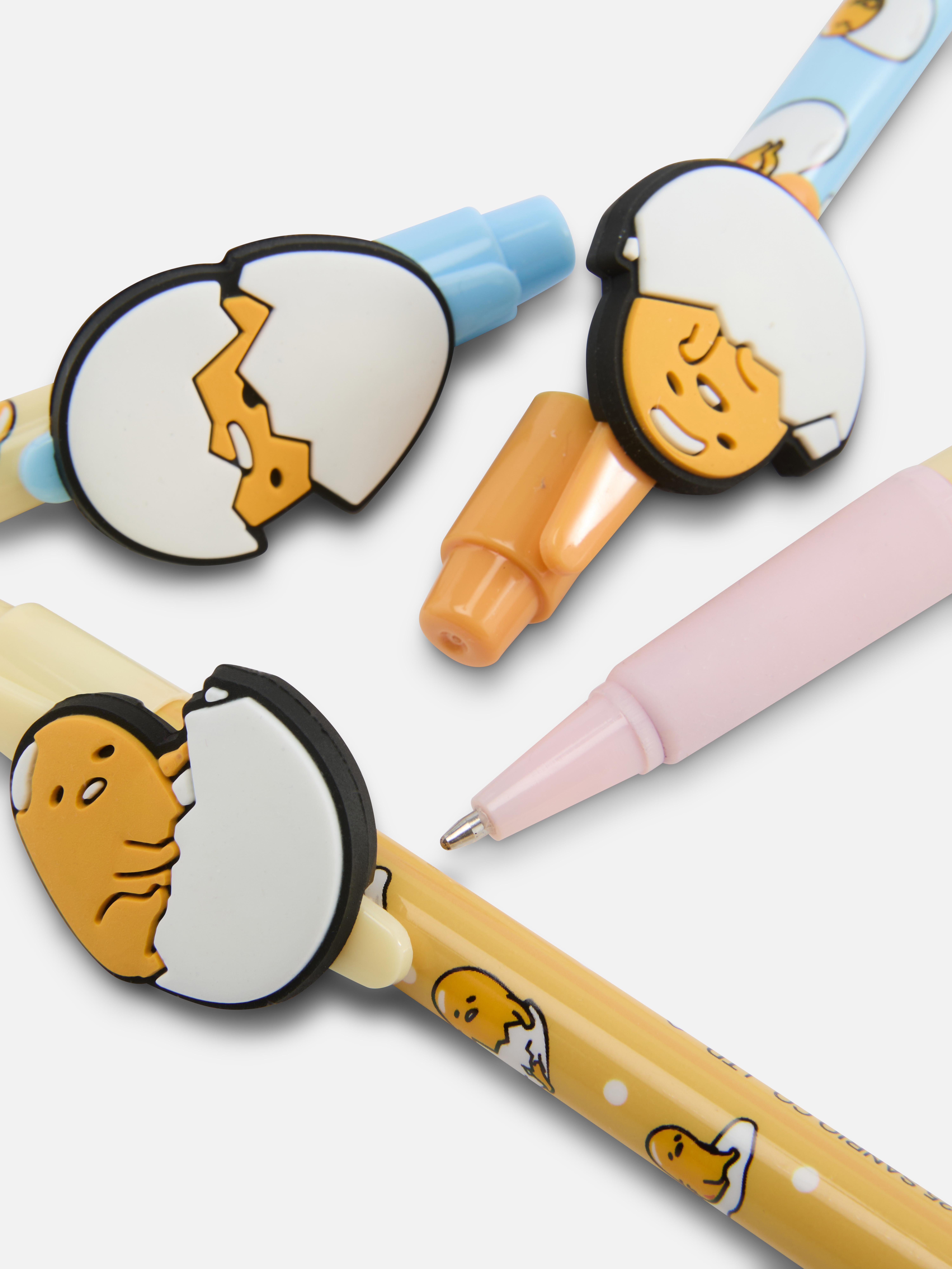 Lot de 4 stylos Gudetama