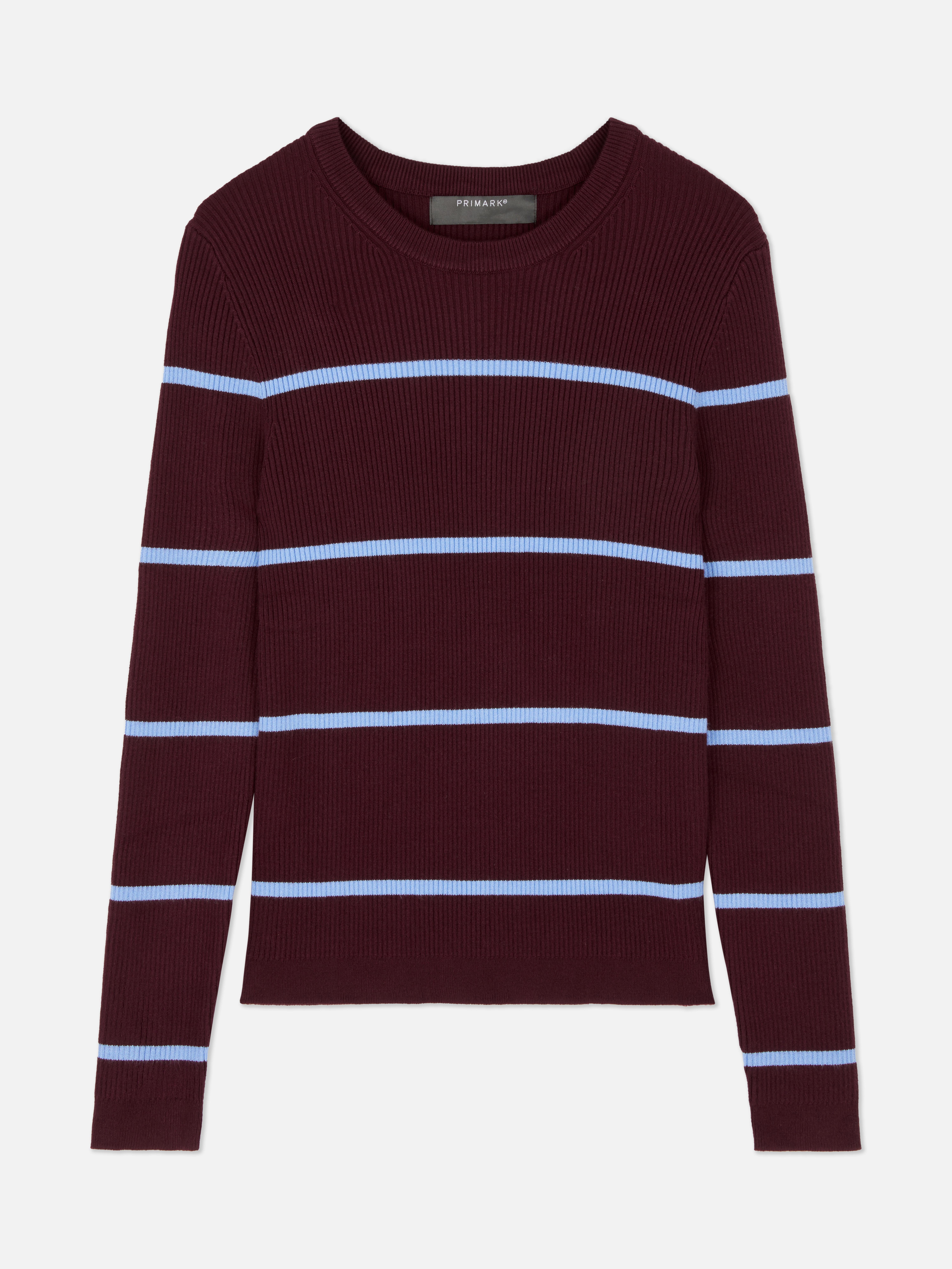 Ribbed Crew Neck Sweater