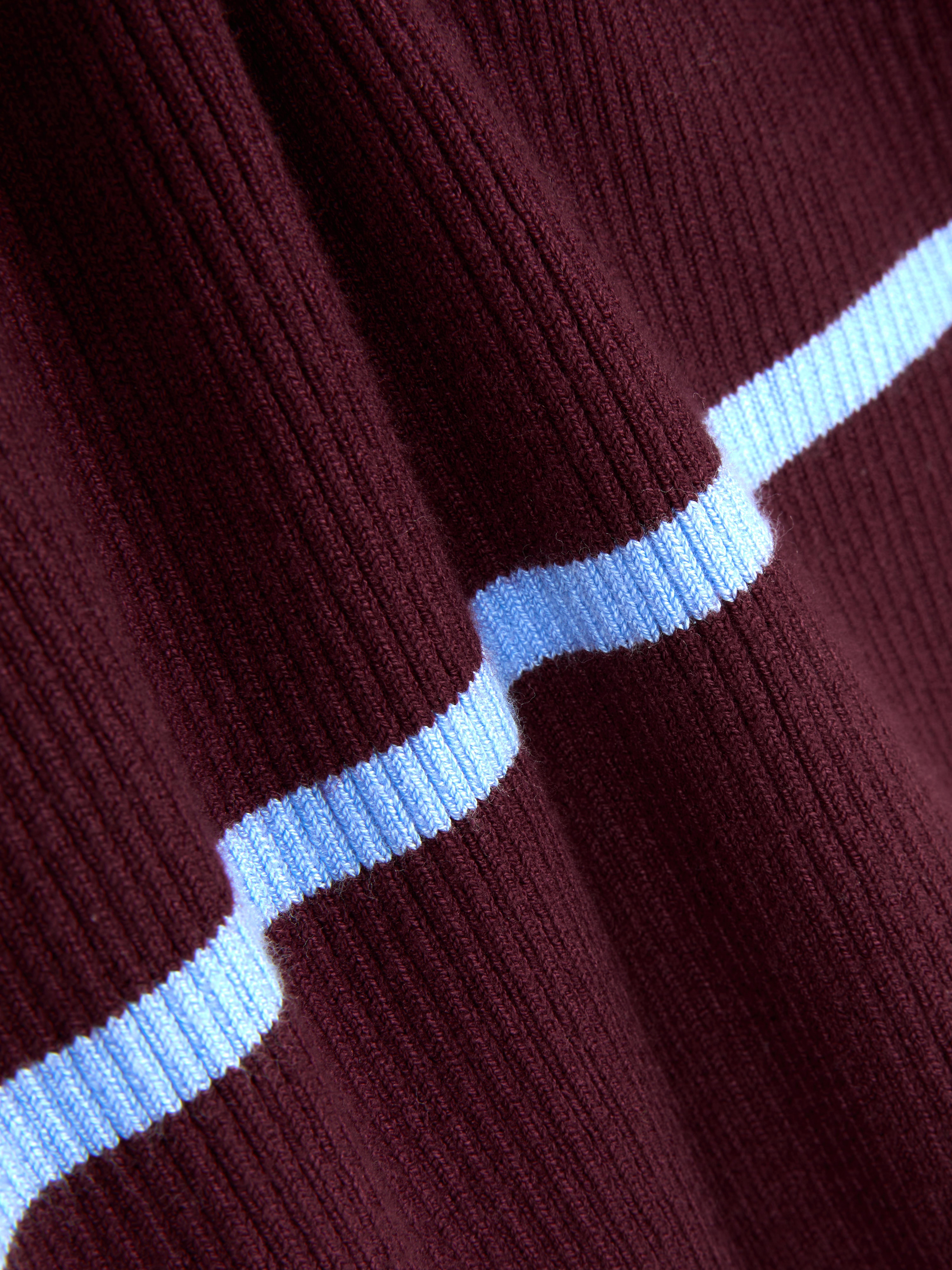 Ribbed Crew Neck Sweater