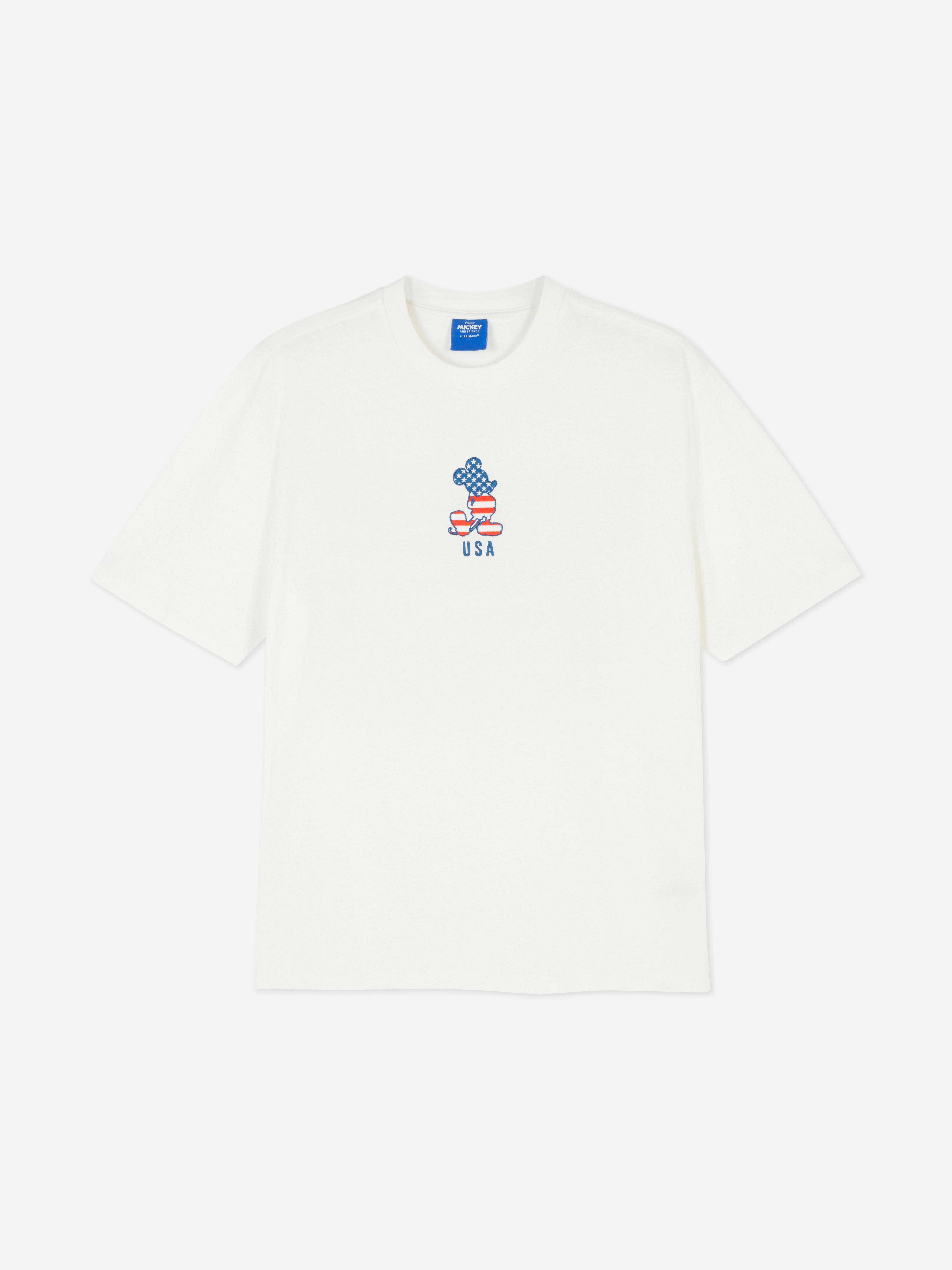 Disney’s Mickey Mouse USA Embroidered T-Shirt