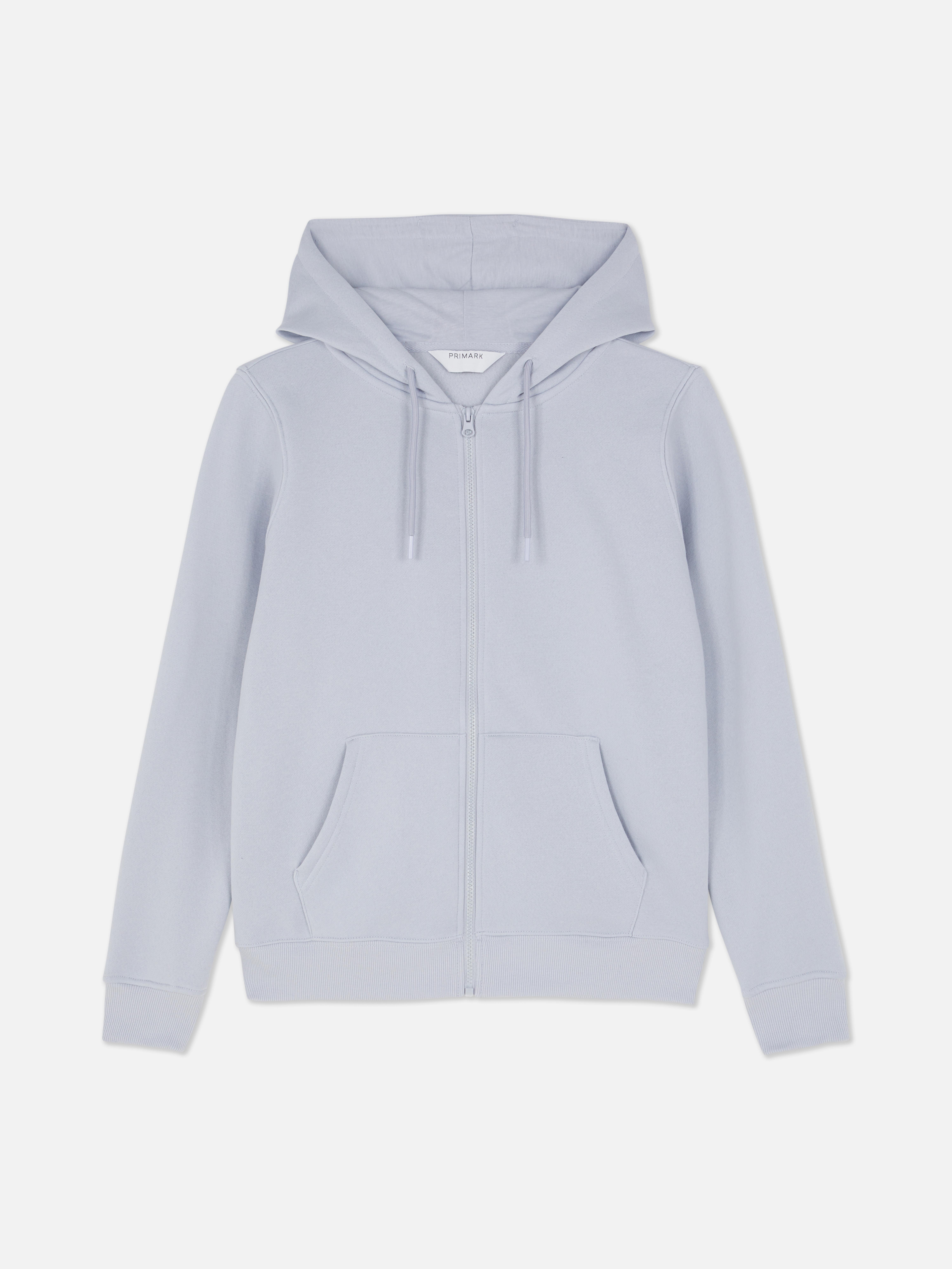 Zip-Up Hoodie Light Blue
