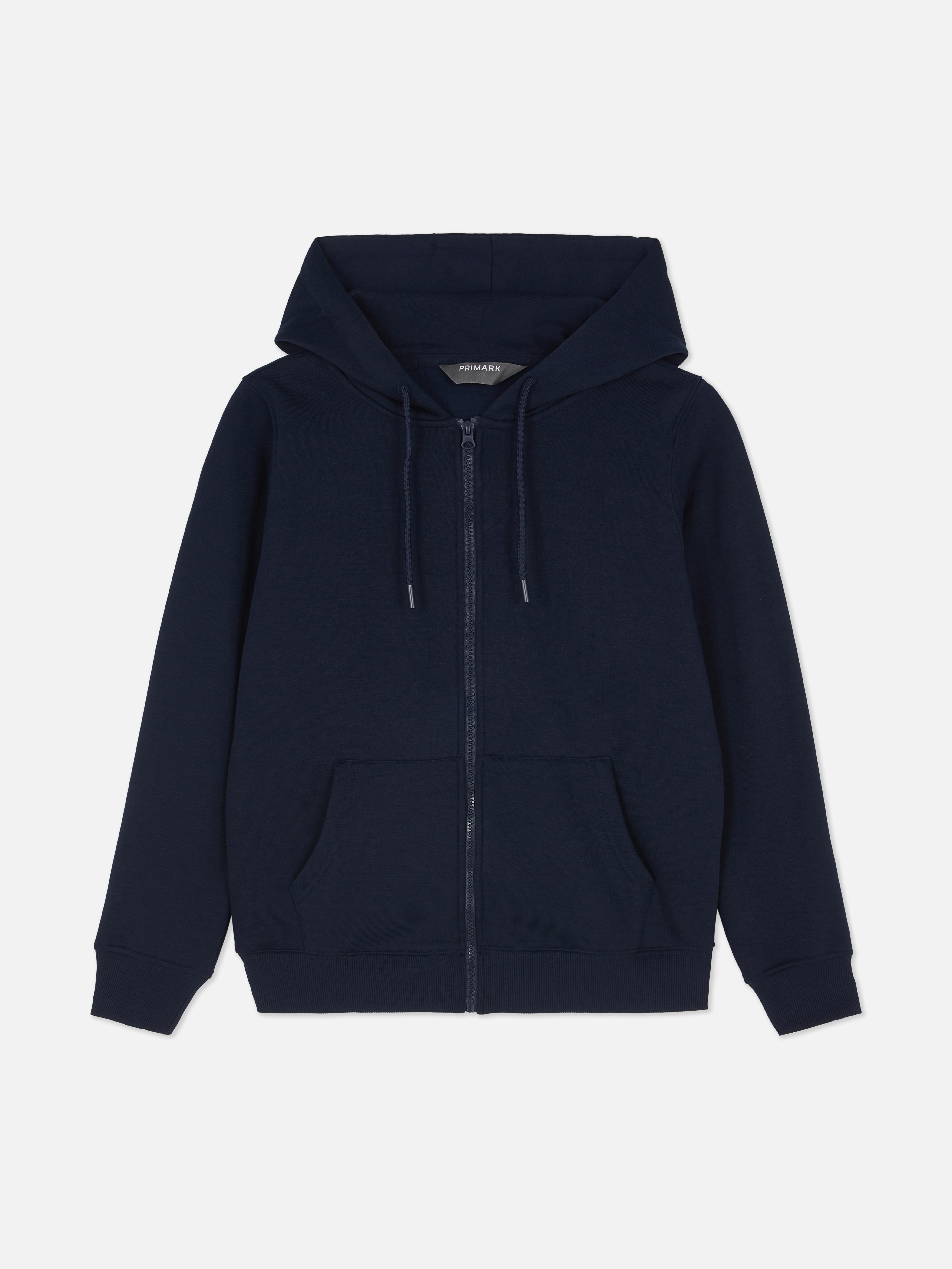 Sweat à capuche zippé Bleu marine