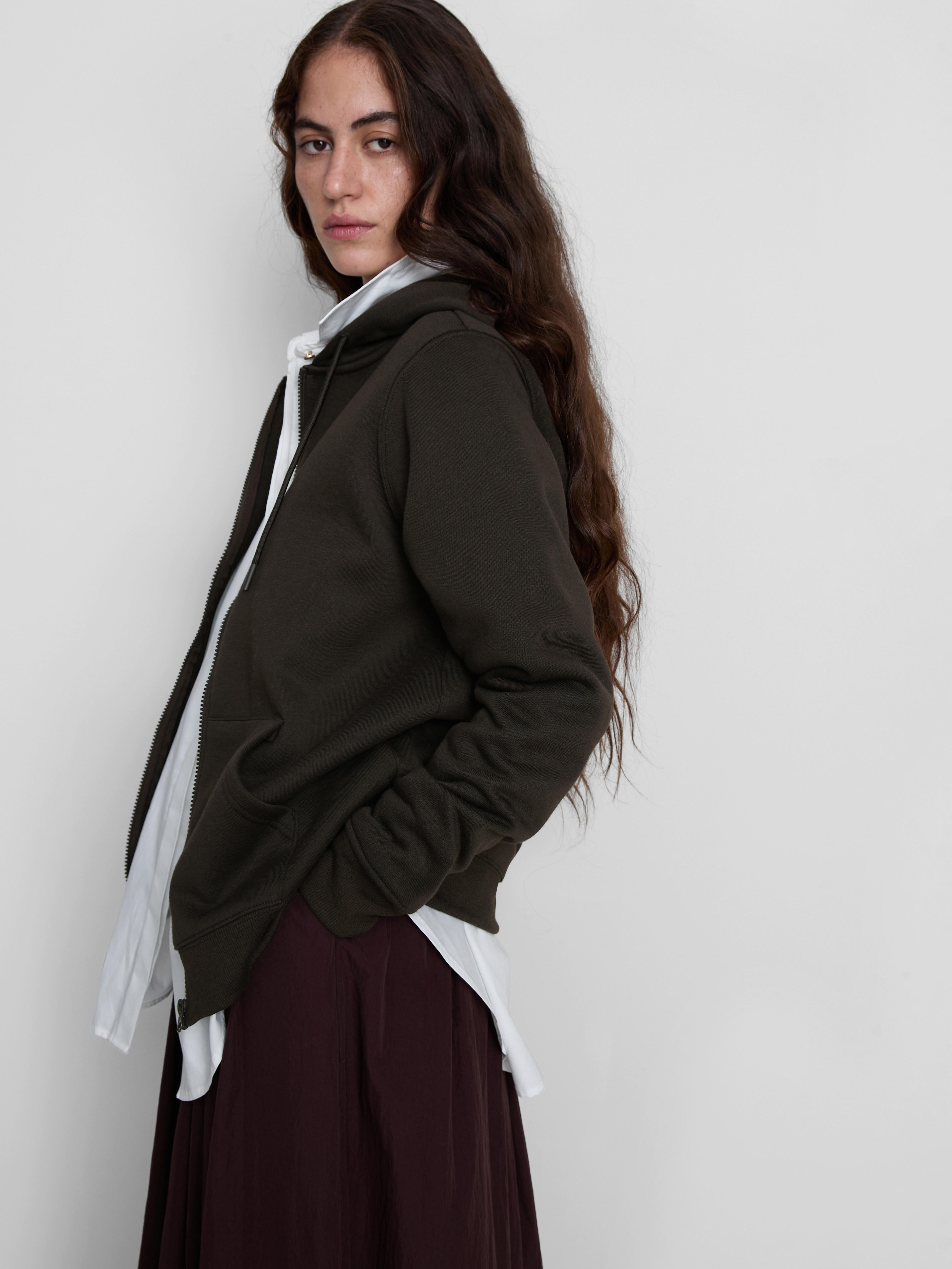 Sweat à capuche zippé