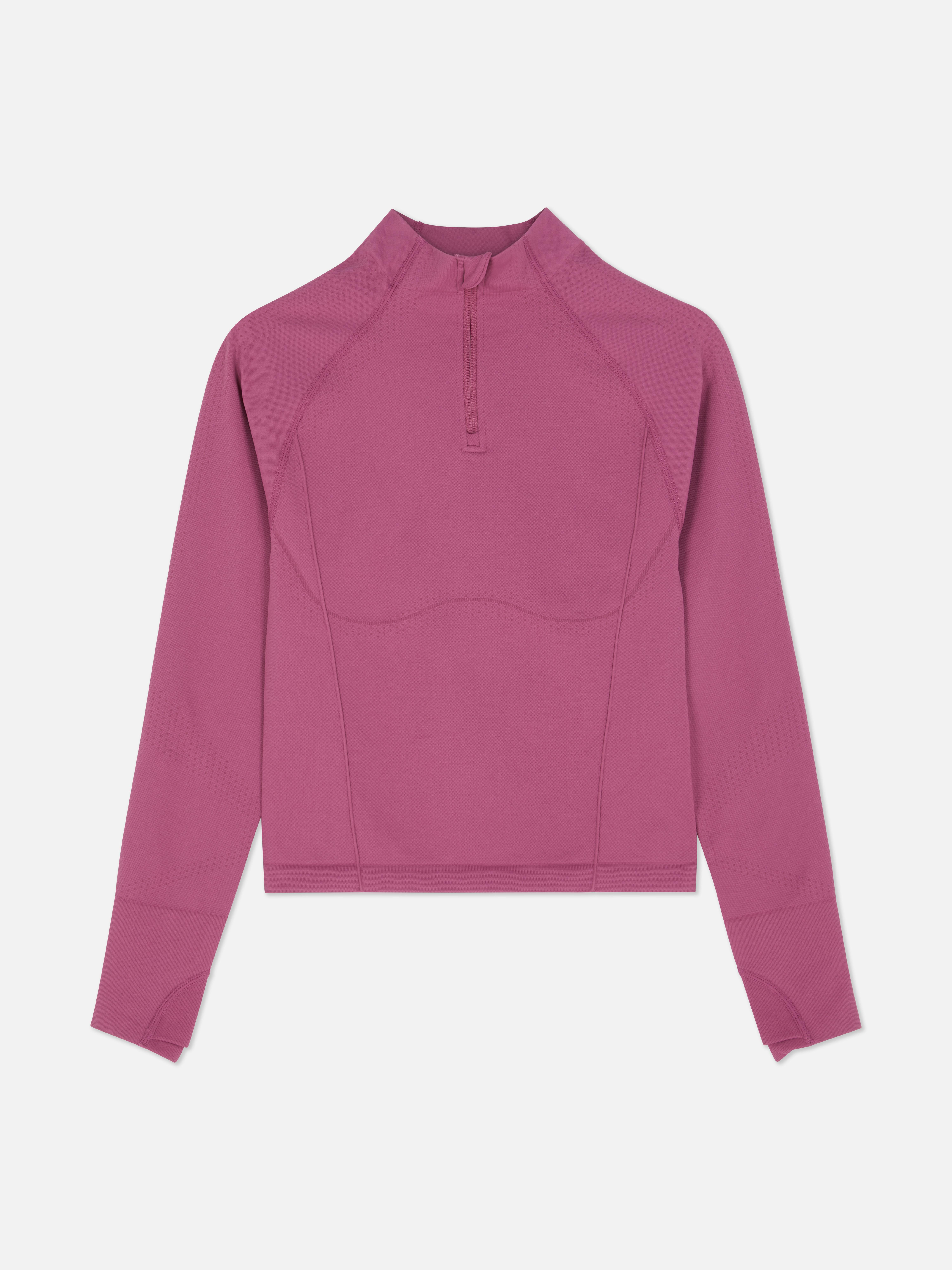 Naadloos corrigerende sweater met kwartrits