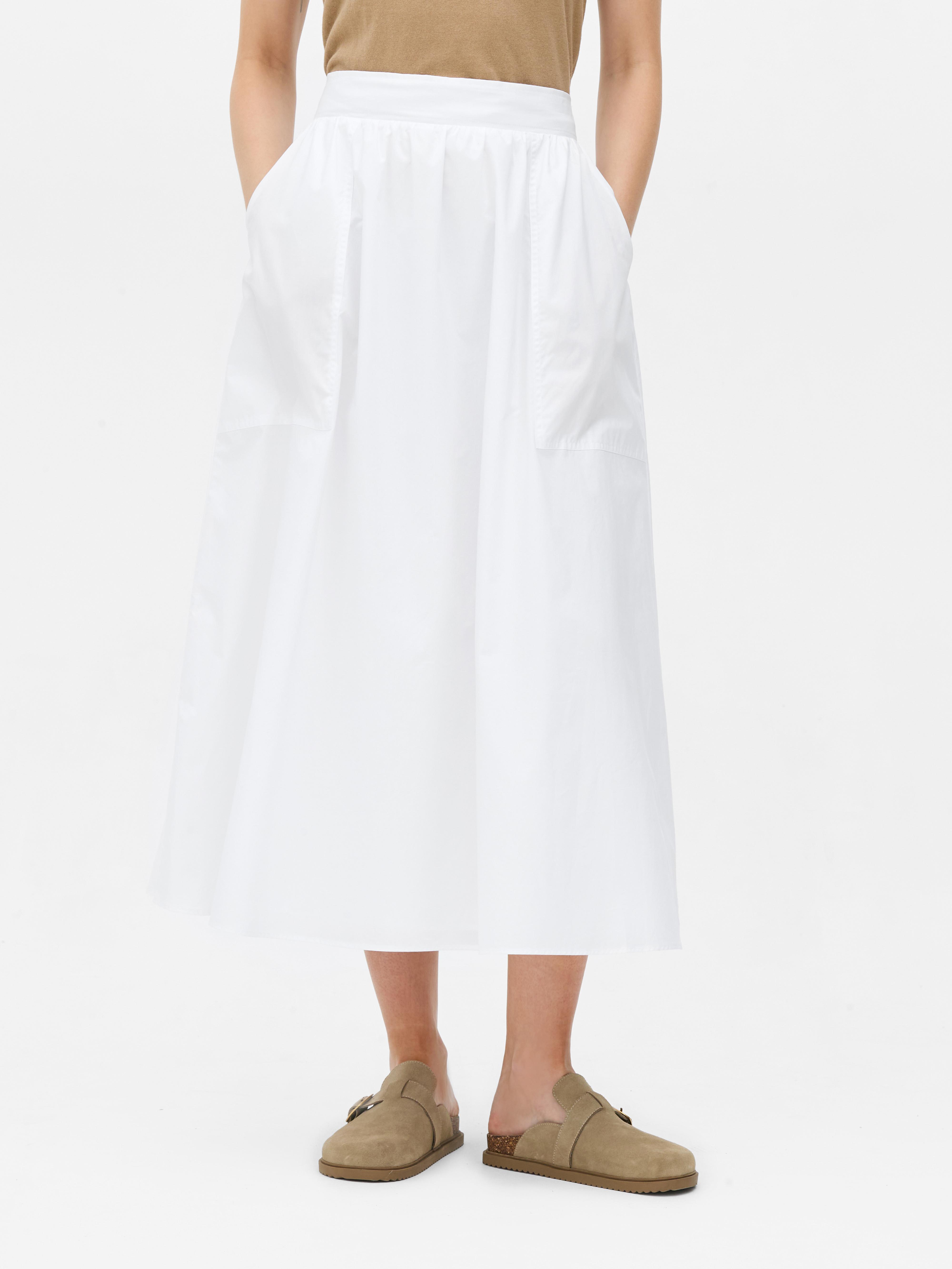 „The Edit“ High-Waist-Midirock