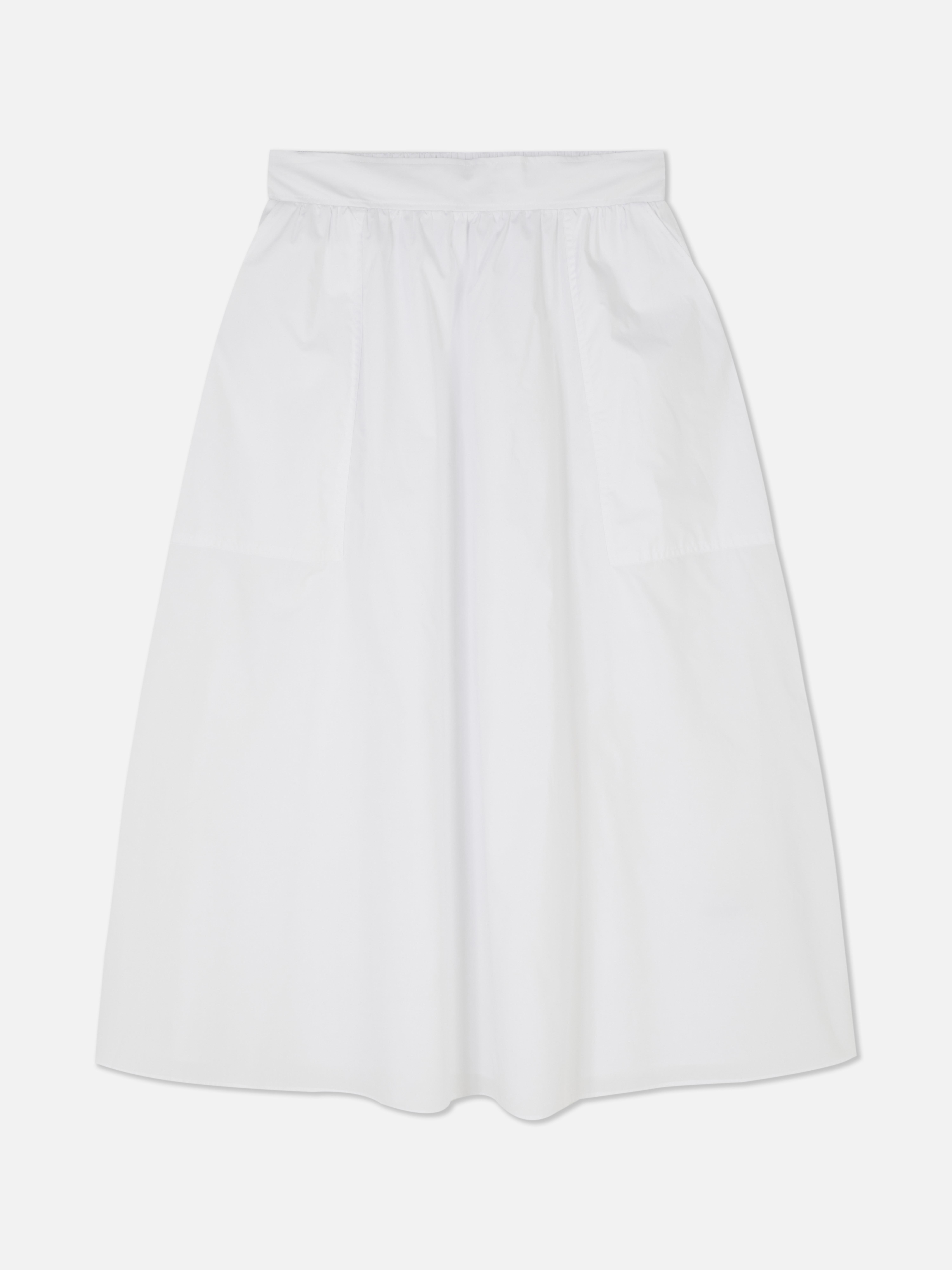 „The Edit“ High-Waist-Midirock