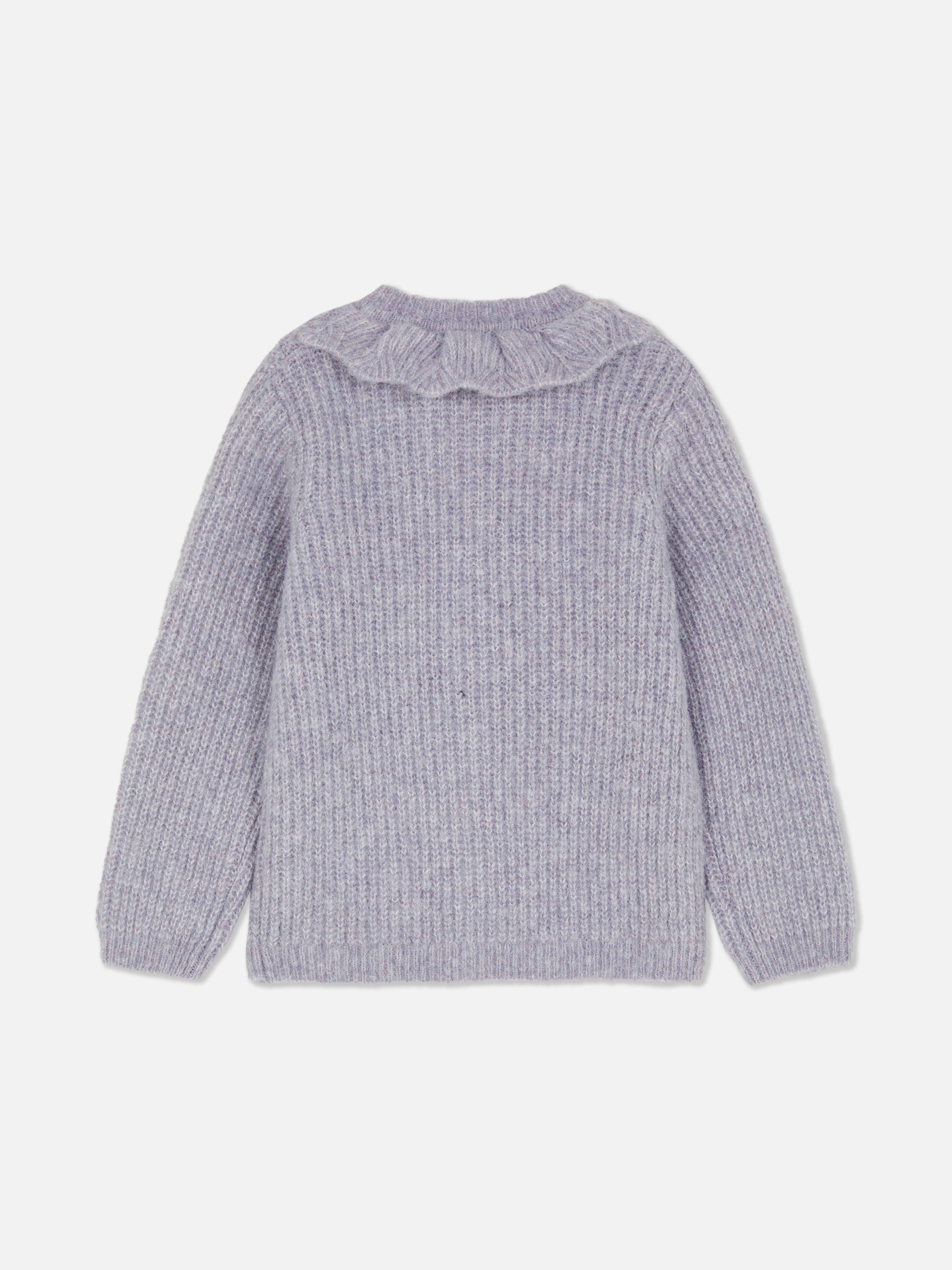 1.5-8yrs | Ruffle Collar Cardigan