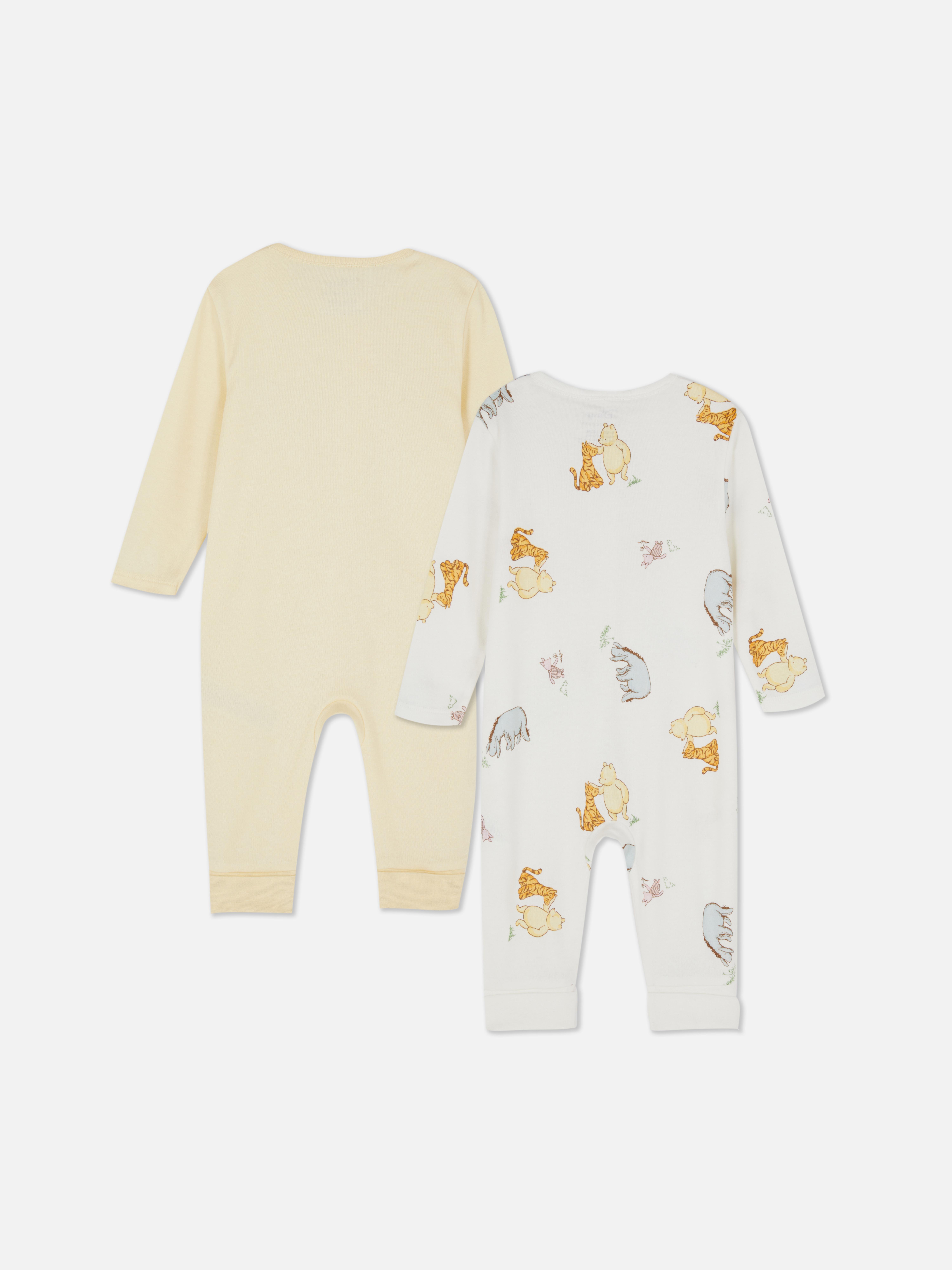 0-24mths | 2pk Disney’s Winnie the Pooh Zip-Up Onesies