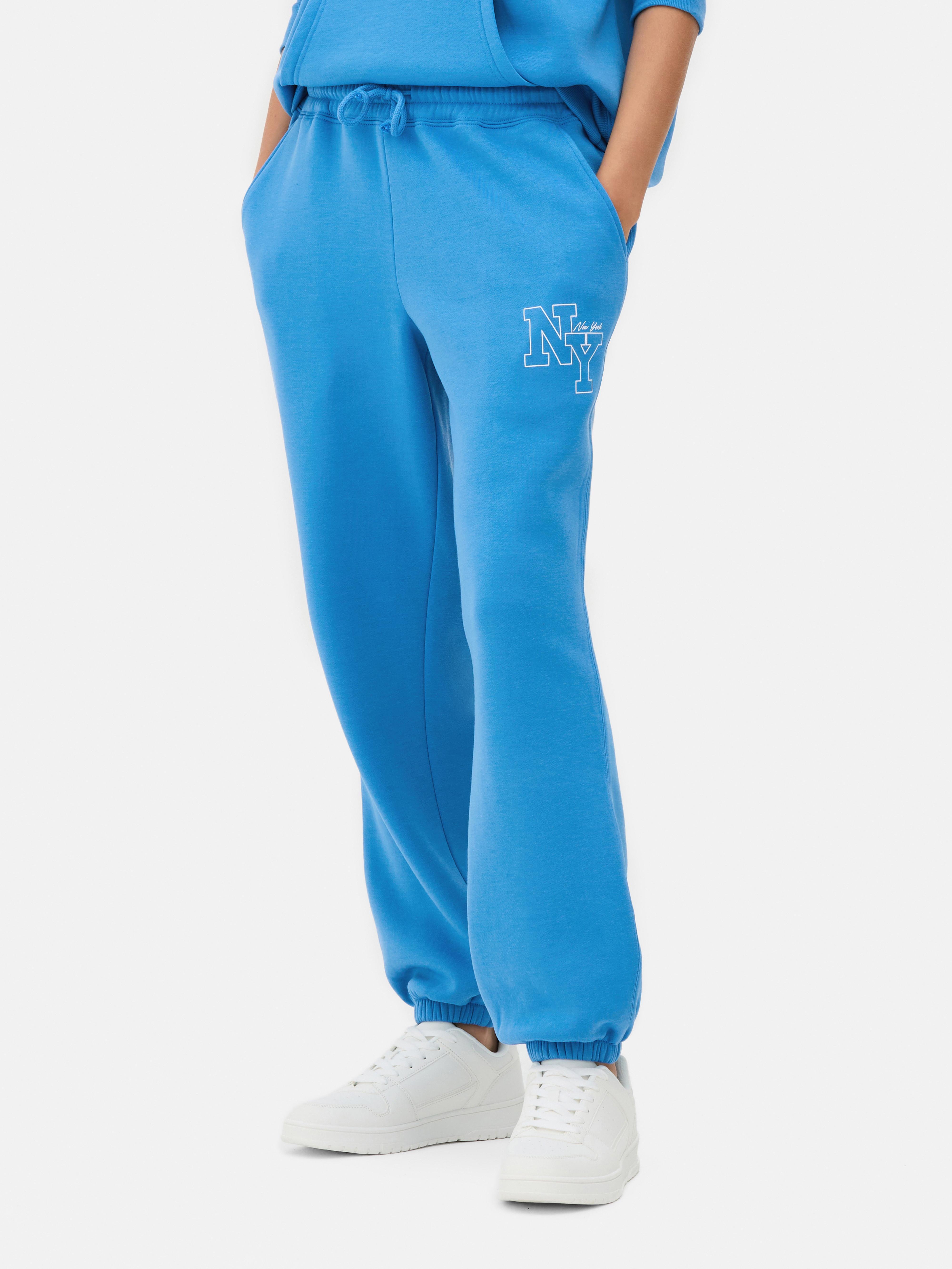 Joggers estampados con bajos ajustados