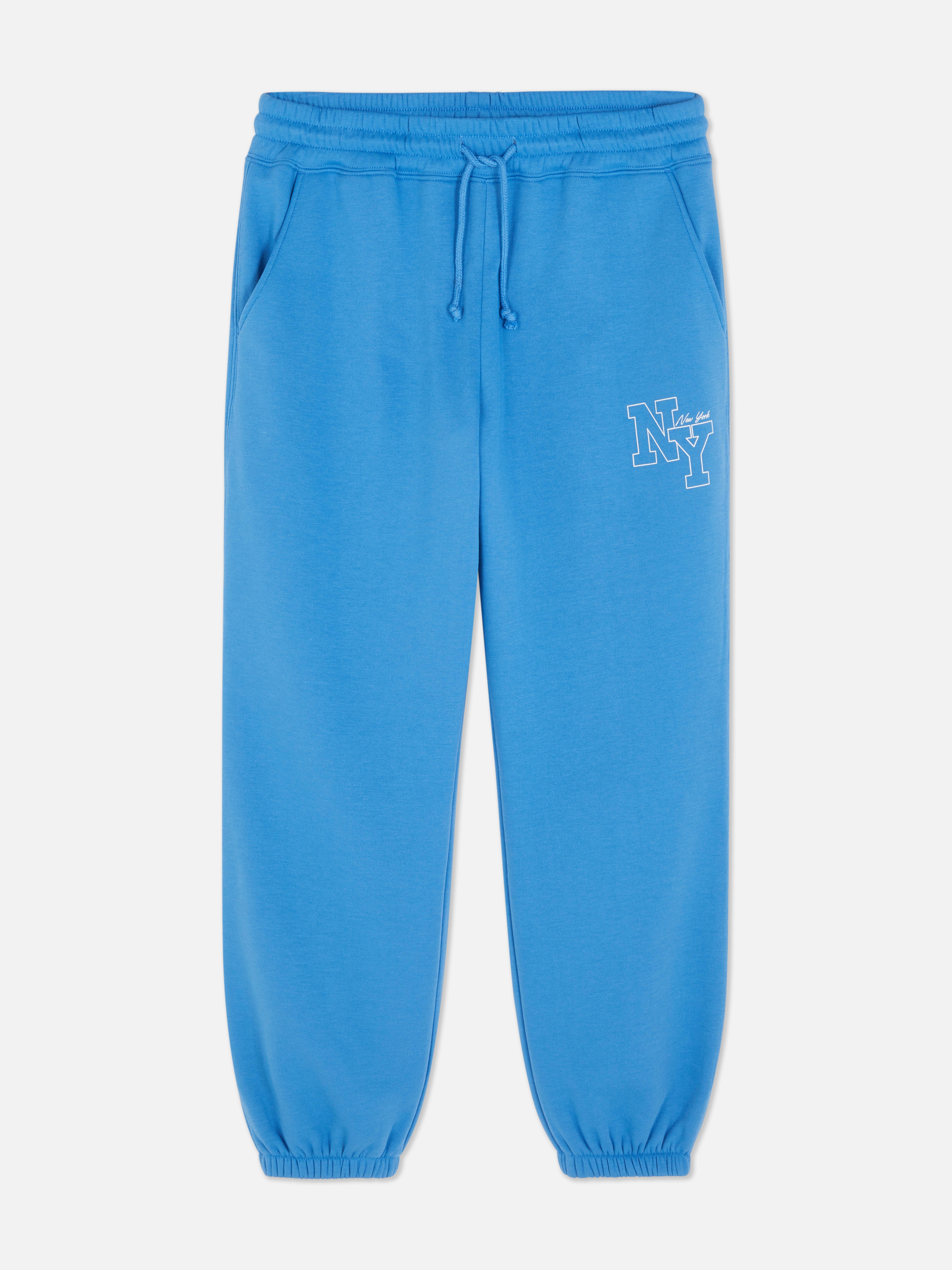 Joggers estampados con bajos ajustados