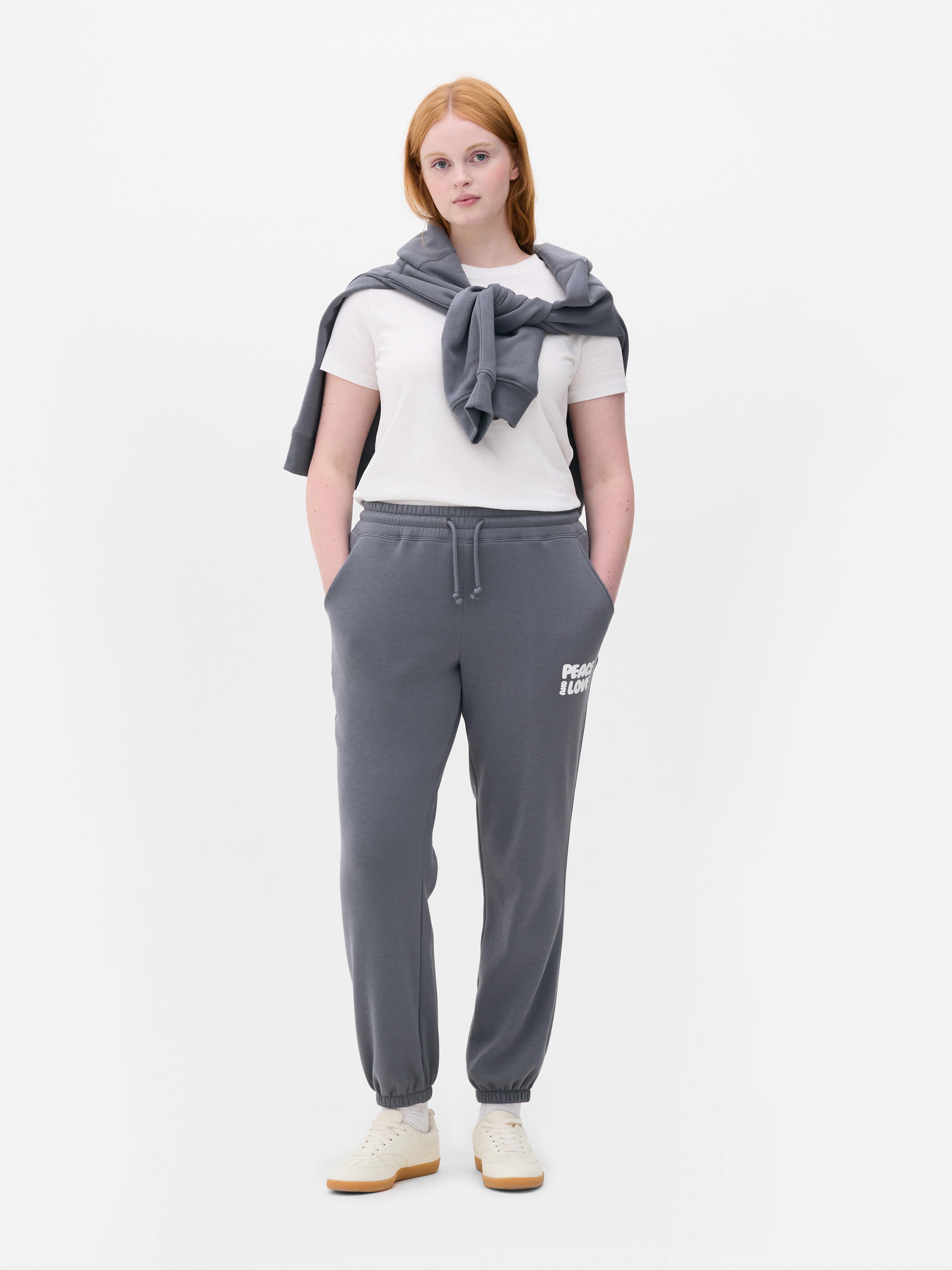 Cuffed Printed Joggers