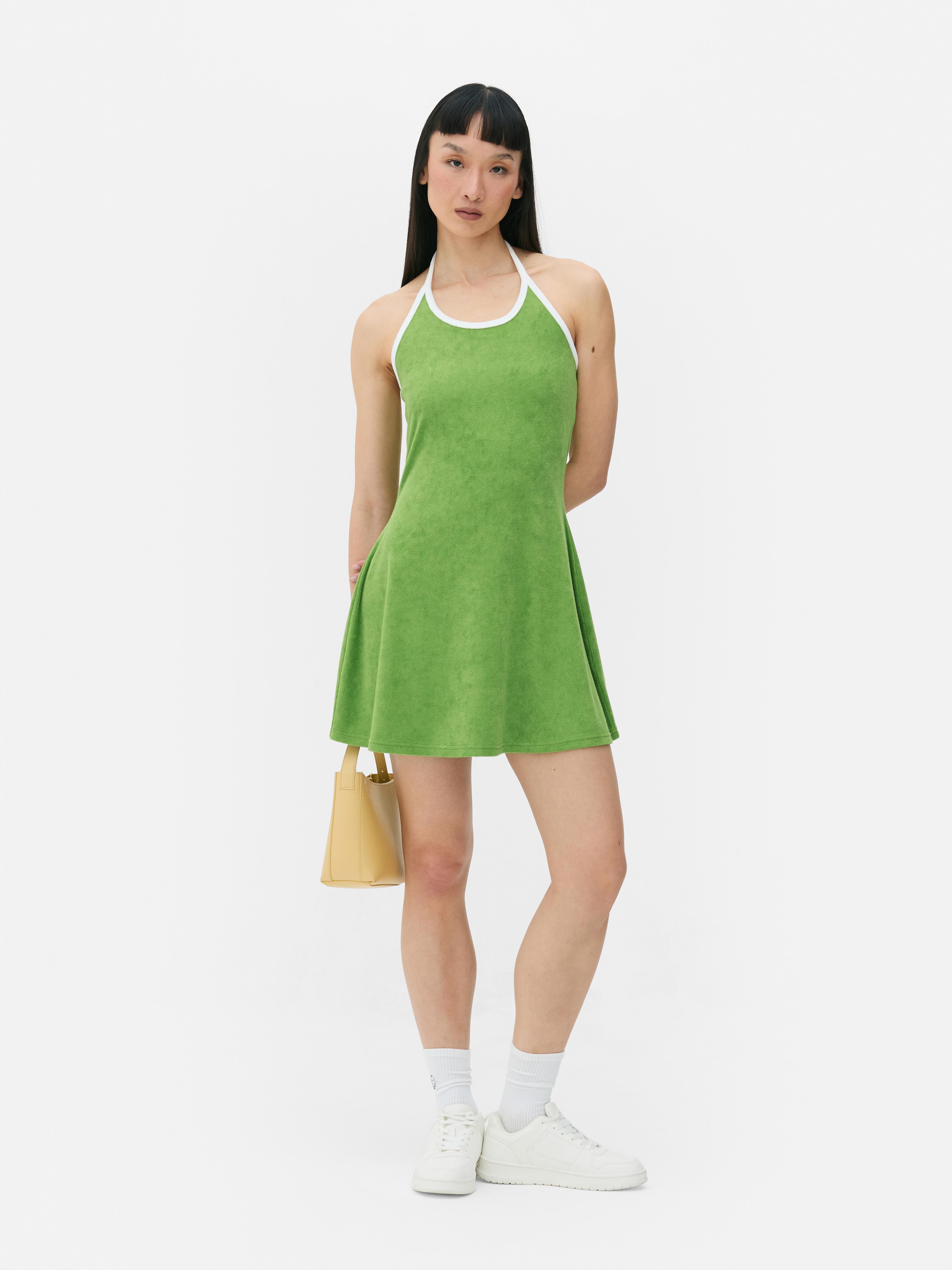 Towelling Mini Dress