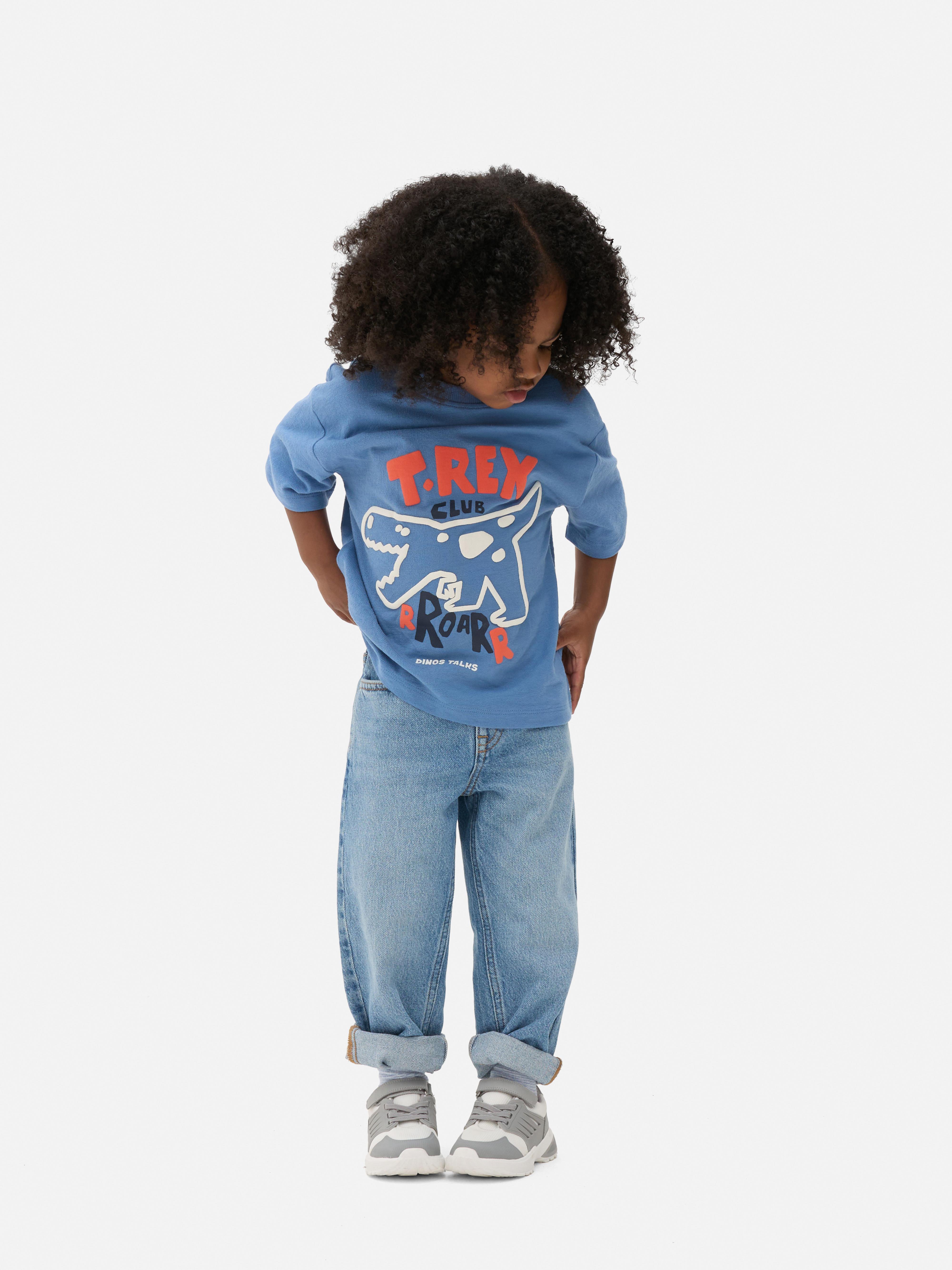 Tricou cu imprimeu cu dinozaur