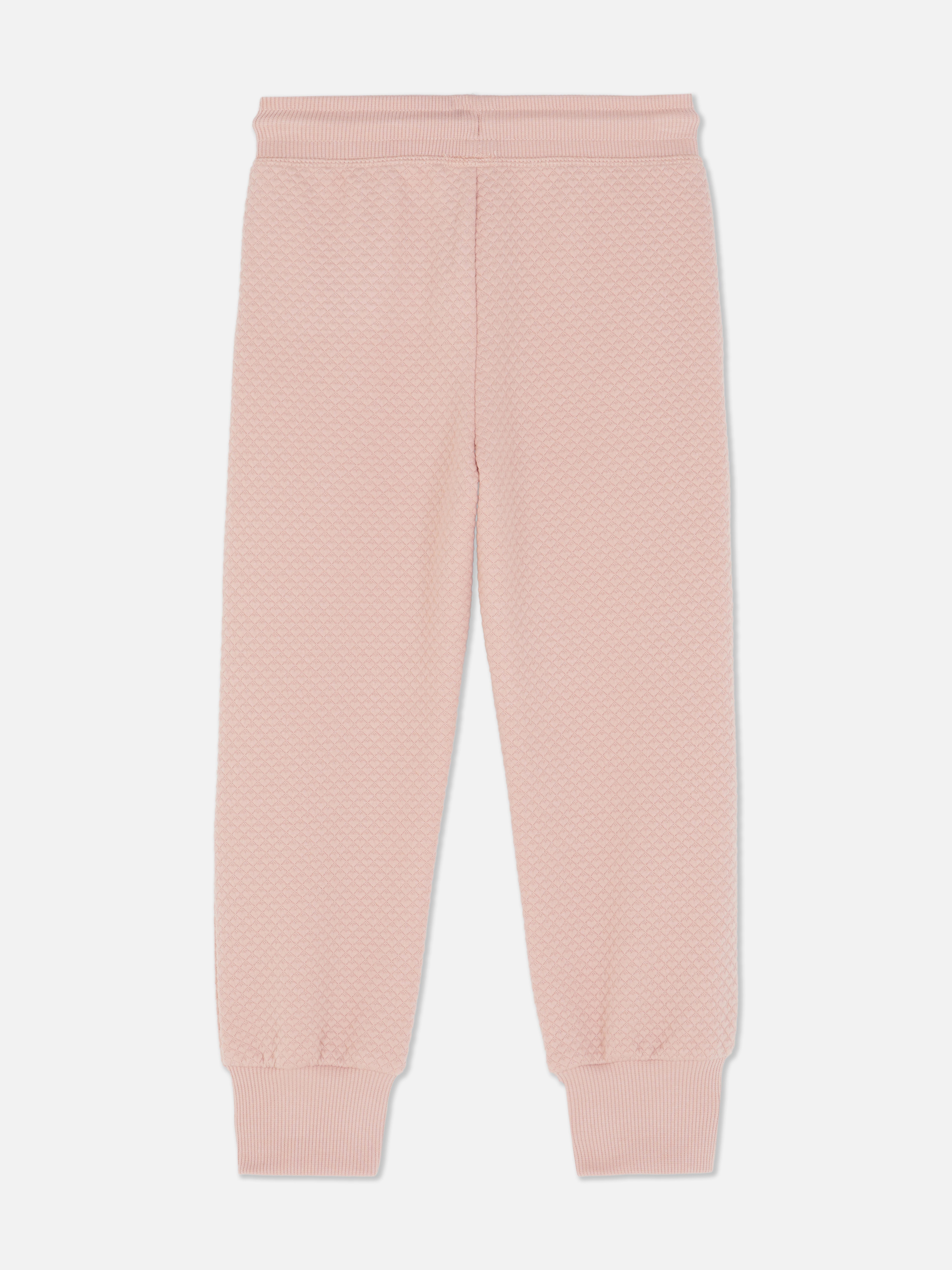 Getextureerde joggingbroek met boorden en trekkoord
