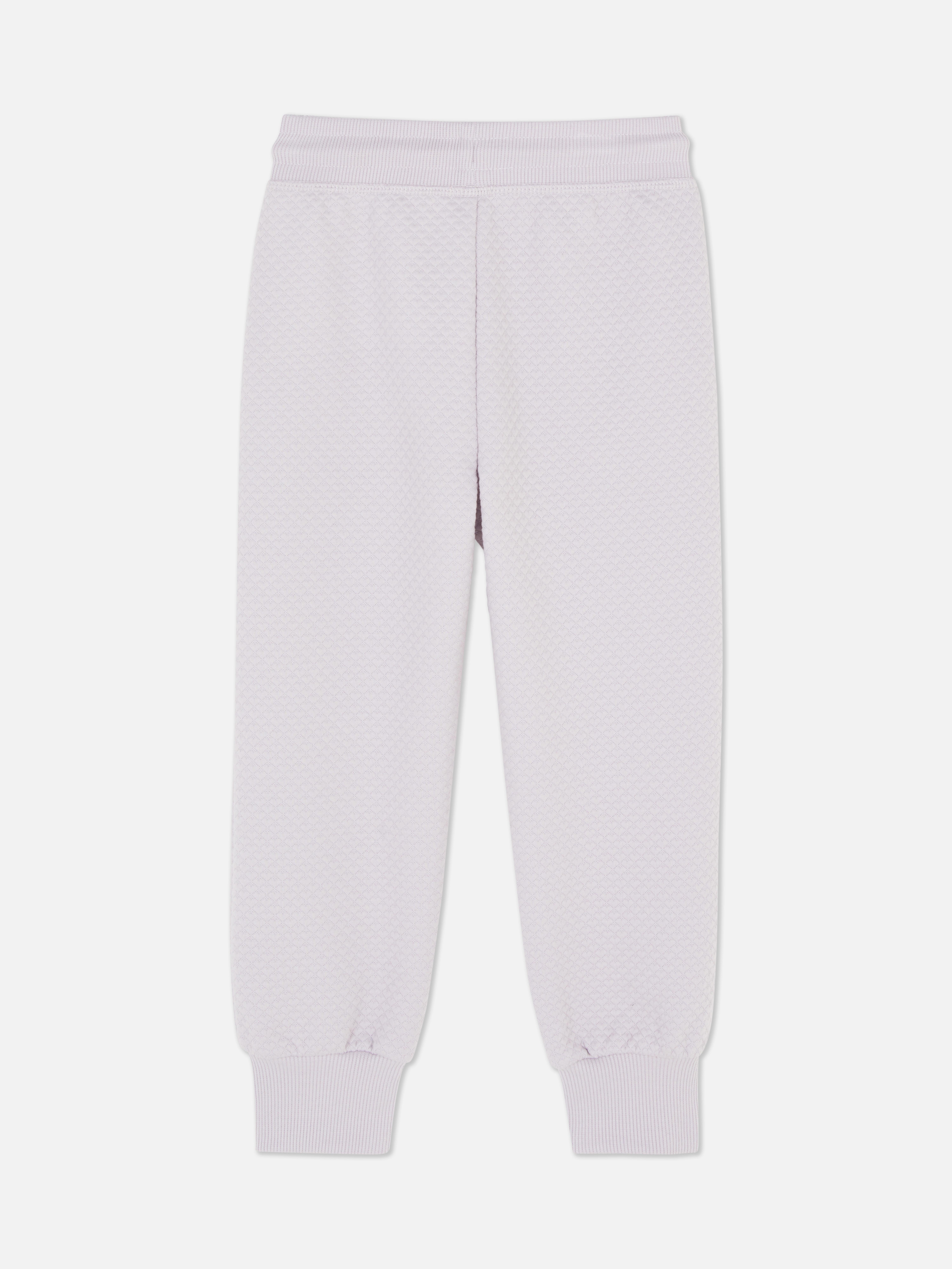 Pantaloni casual texturați cu șnur și manșete