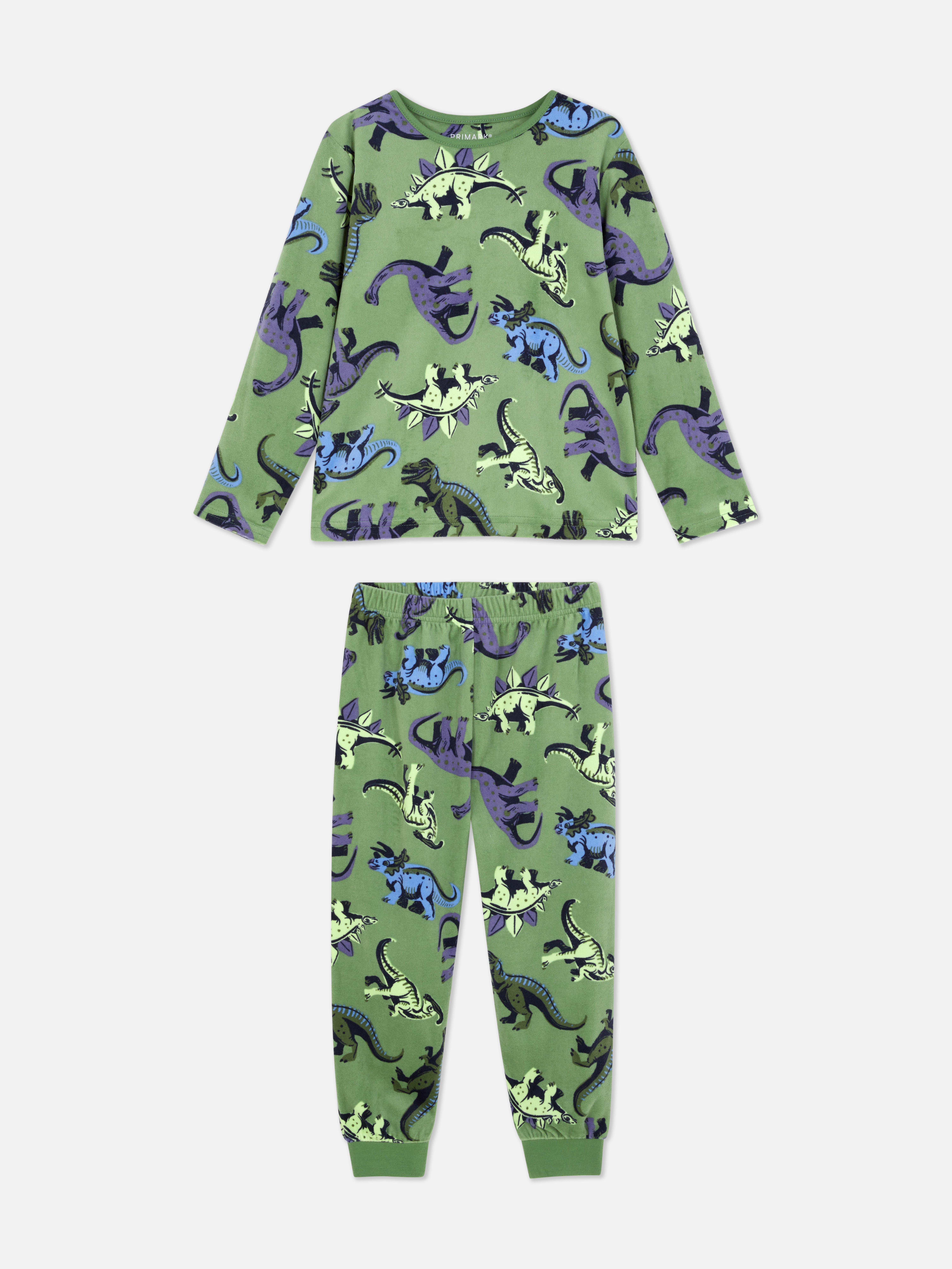 Dinosaur Velour Pyjamas