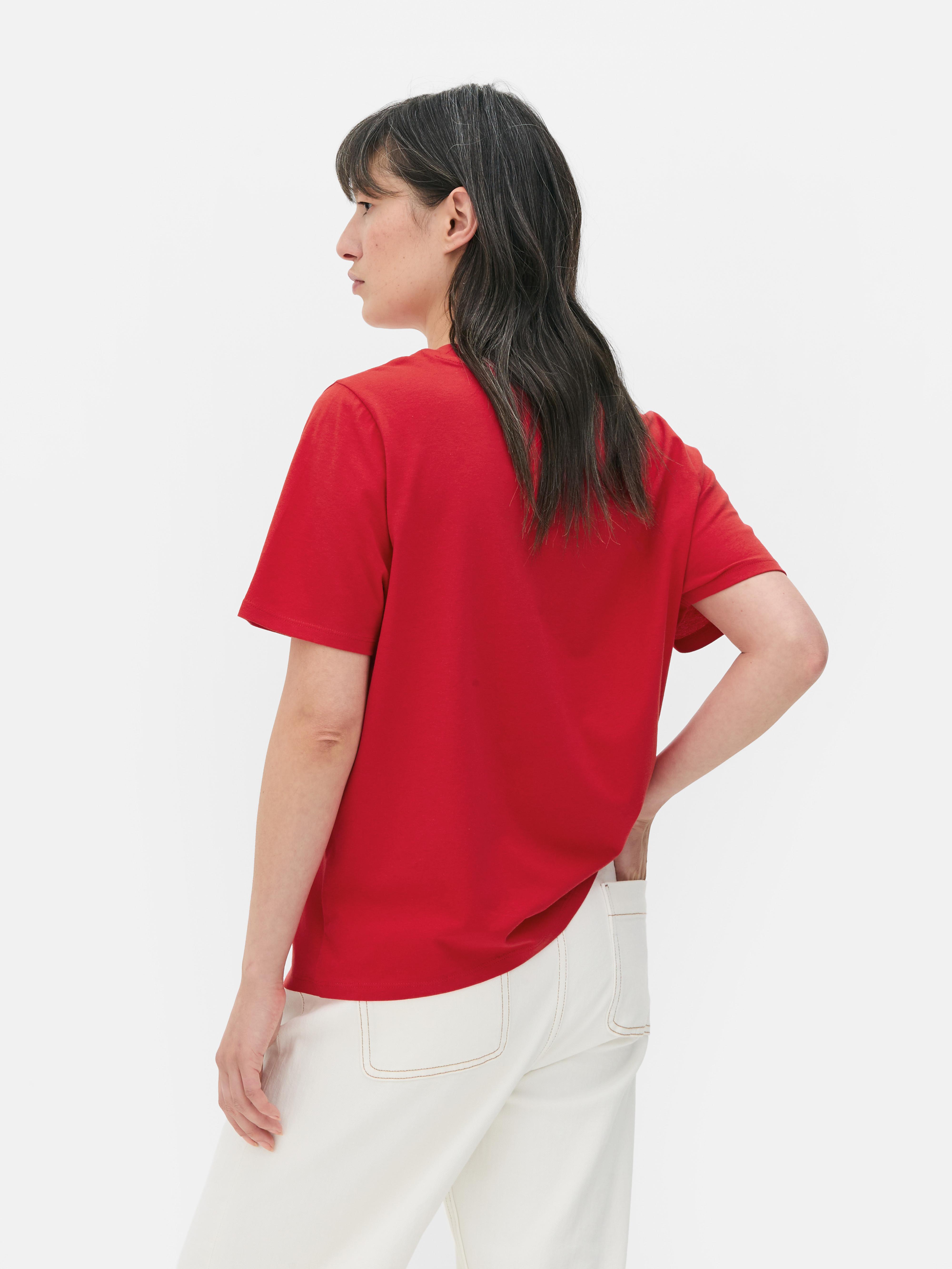 Camiseta Lucky Brand Manga Comprida Para Meninas - Estilo Gráfico E Confortável