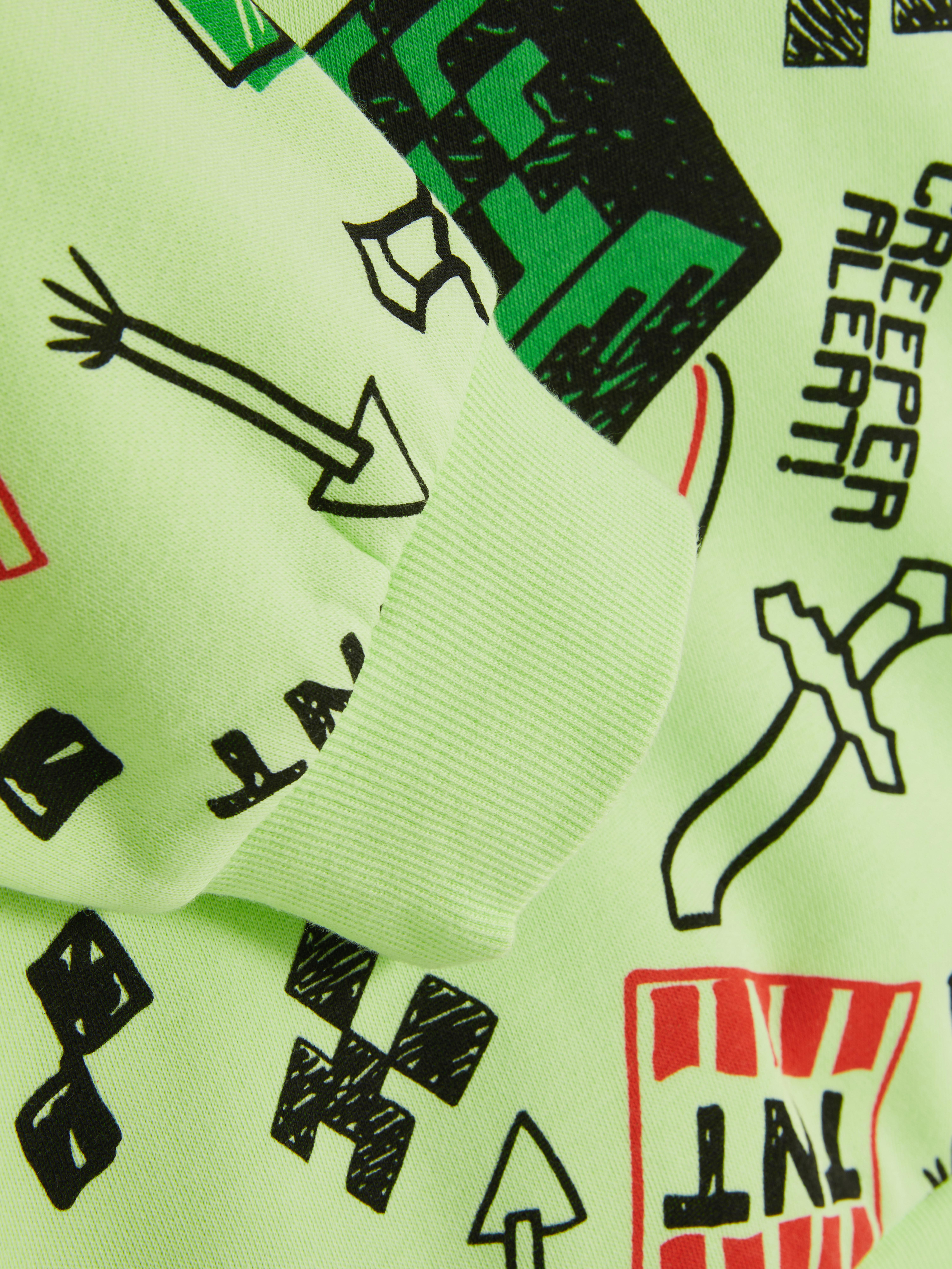„Minecraft“ Hoodie mit Grafik