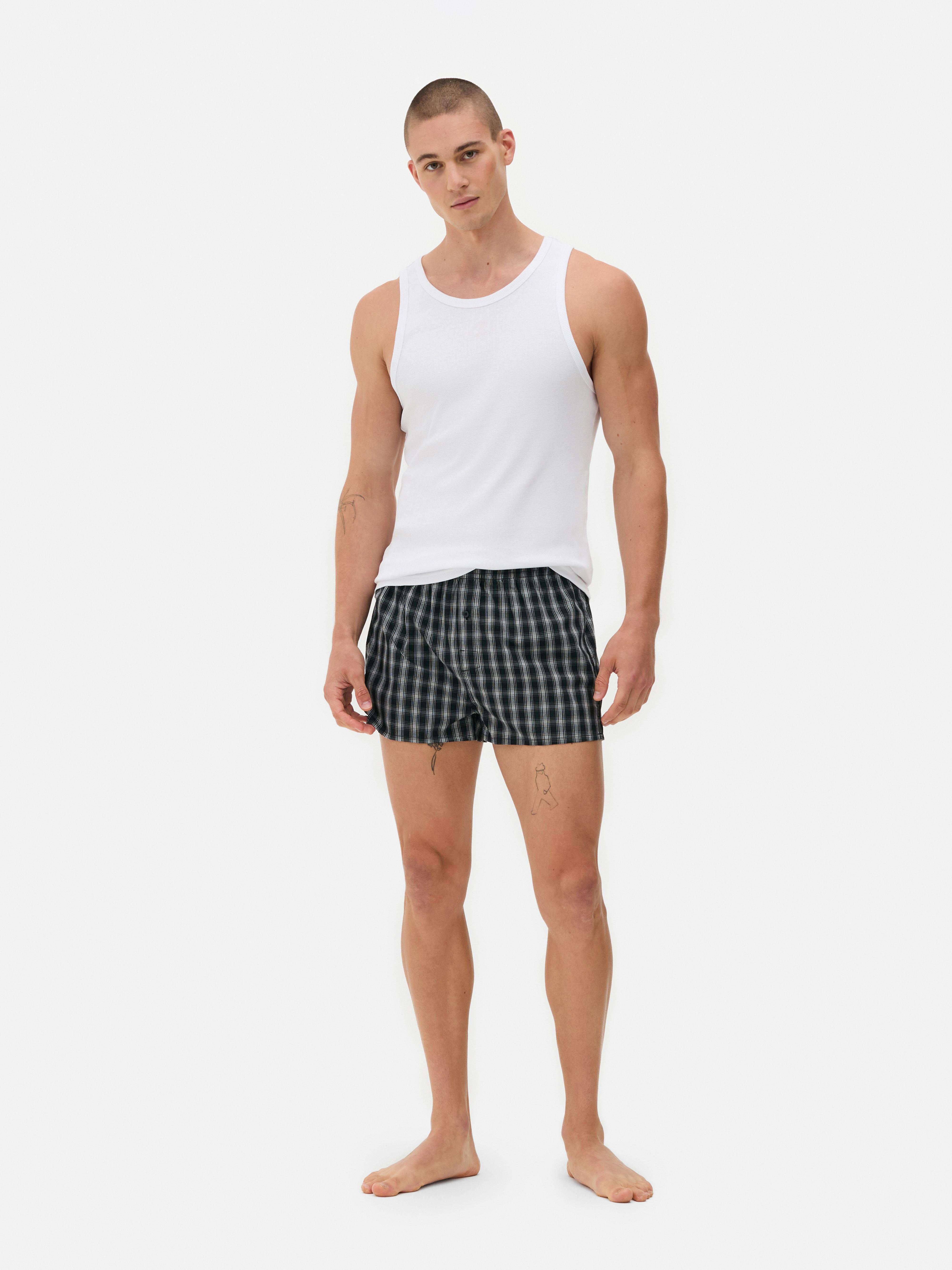 6pk Check Woven Boxers