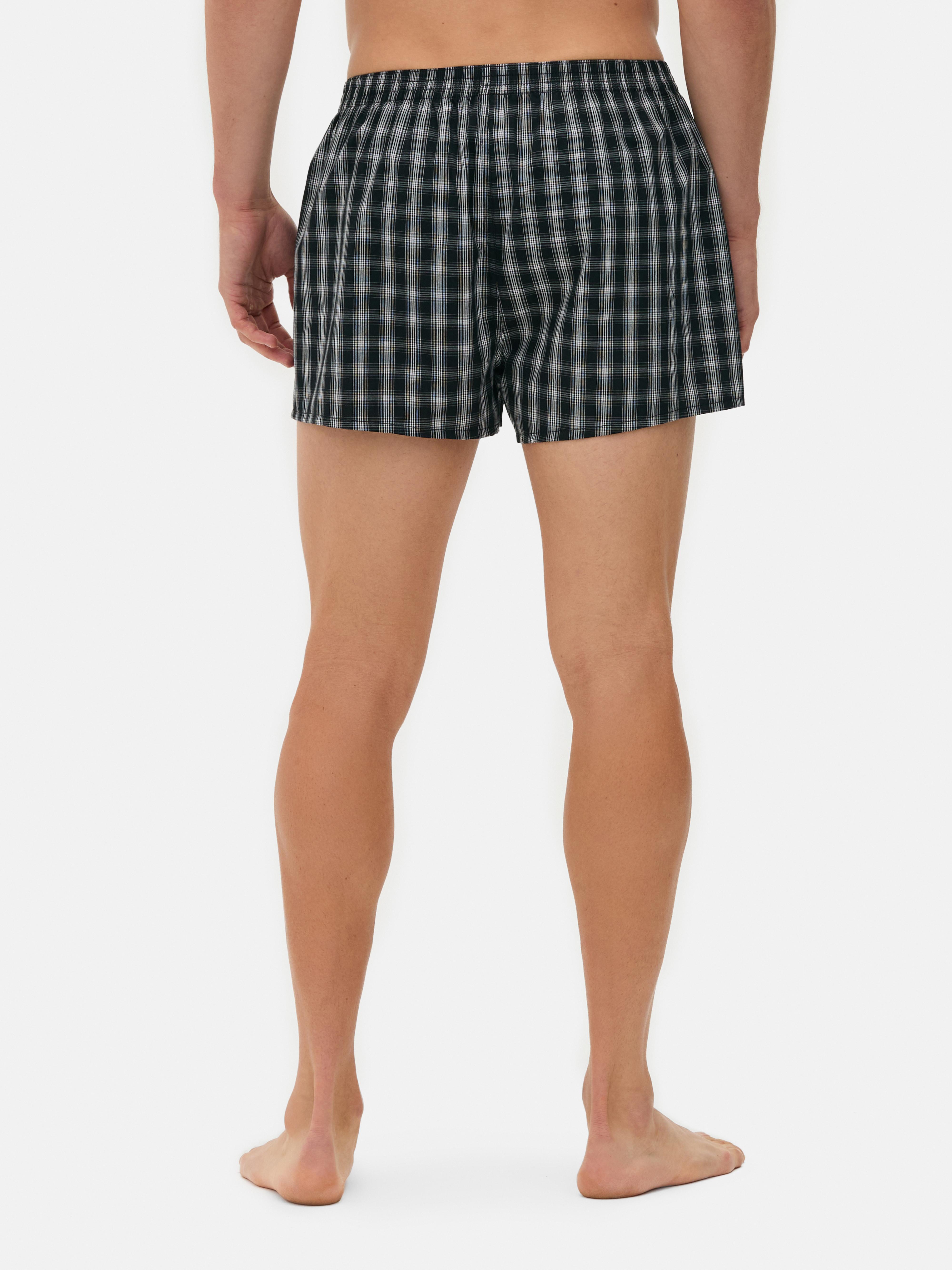 6pk Check Woven Boxers