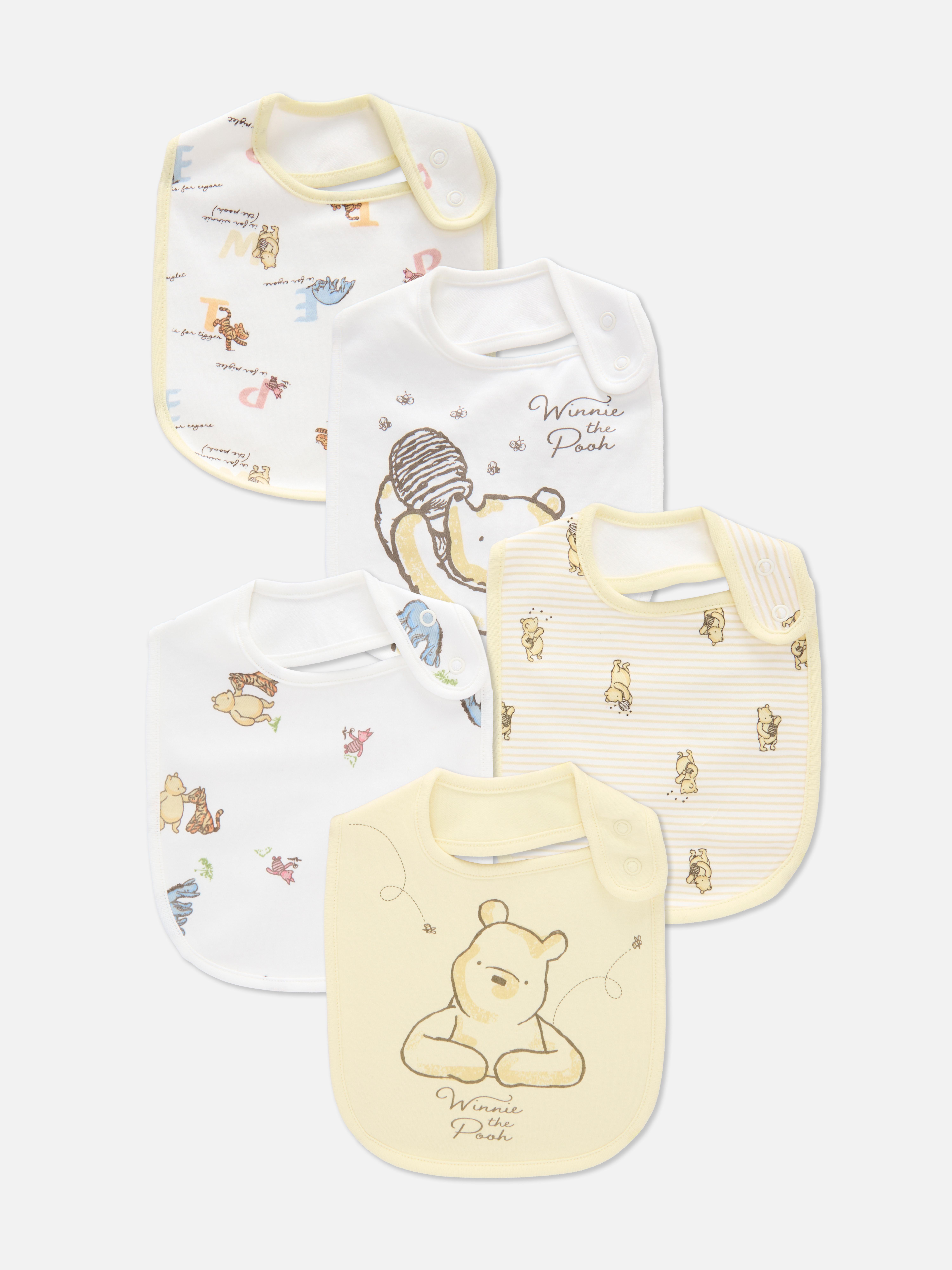 5pk Disney’s Winnie the Pooh Wrap Bibs